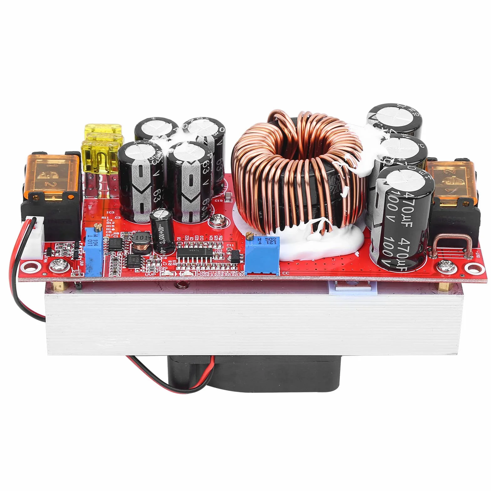 Przetwornica DC 1500W 30A Step-Up Boost Converter Napięcie Moduł LED Oświetlenie Sterownik CV