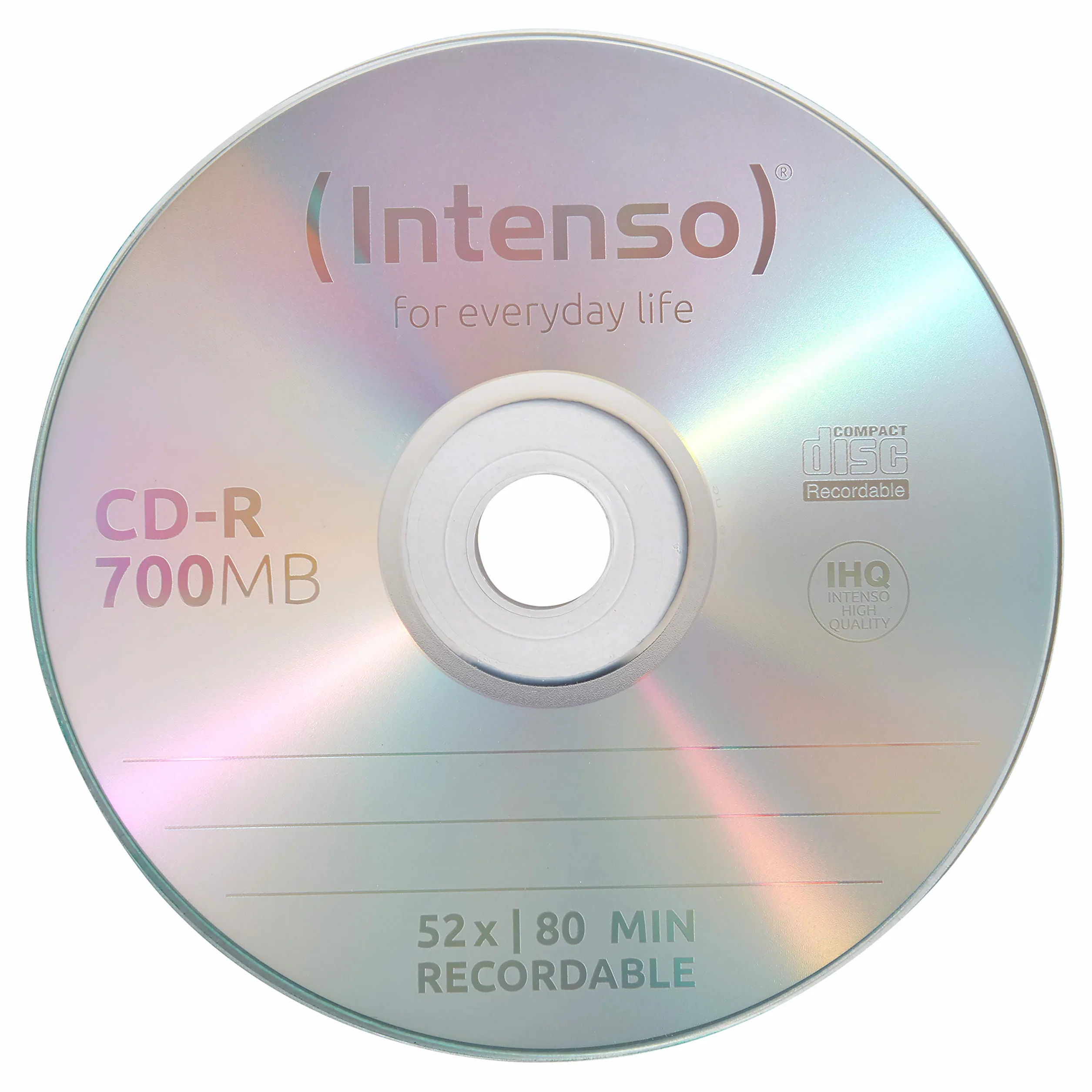 Intenso 1001126 CD-R 52 x pudełko na ciasto, 100 szt