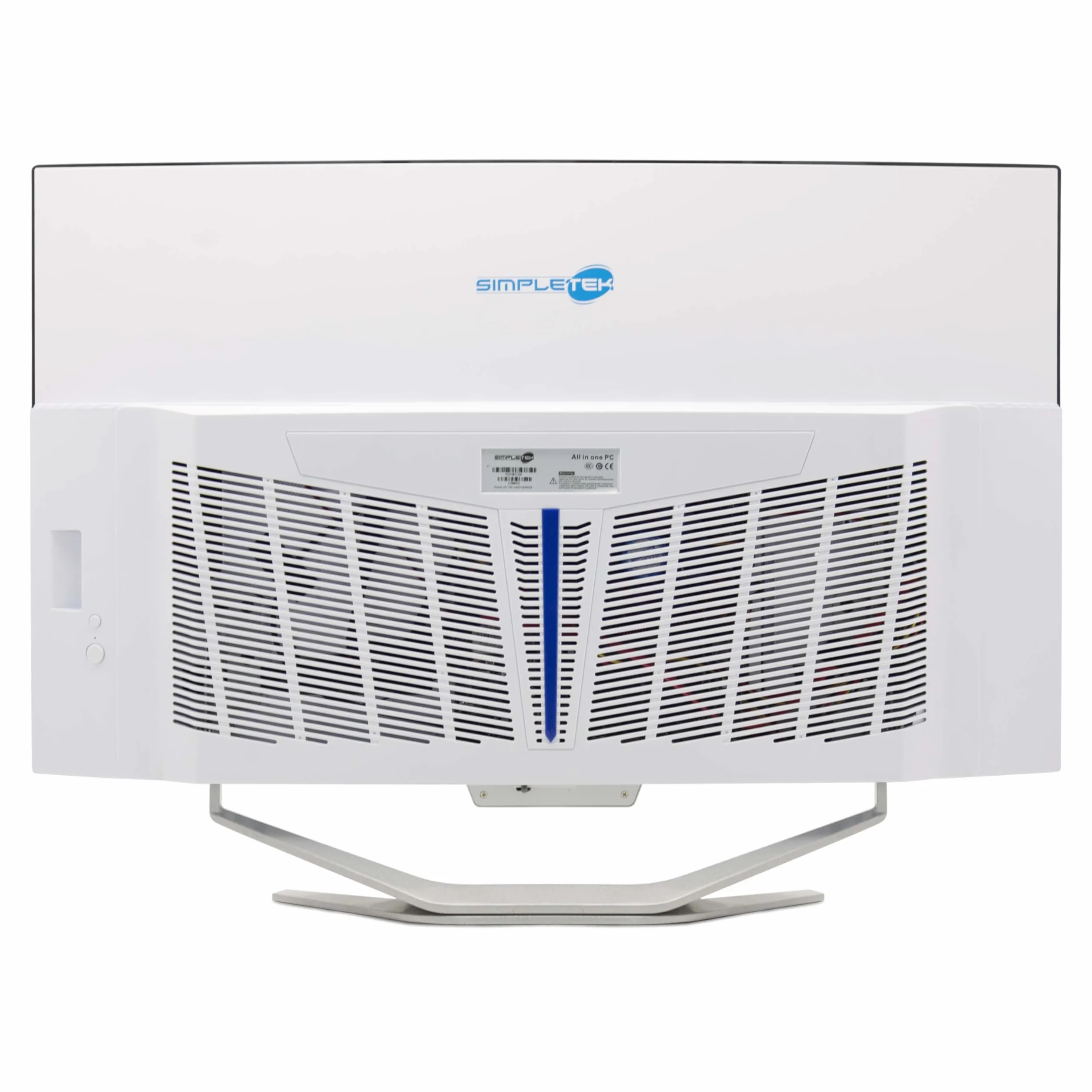 SIMPLETEK Wszystko w jednym AiO 27" FHD zakrzywiony system Windows 10 Core i5 do 3,8 GHz, 16 GB RAM SSD 240 GB + mysz bezprzewodowa w zestawie kamera internetowa PC do gier zakrzywione strumieniowanie
