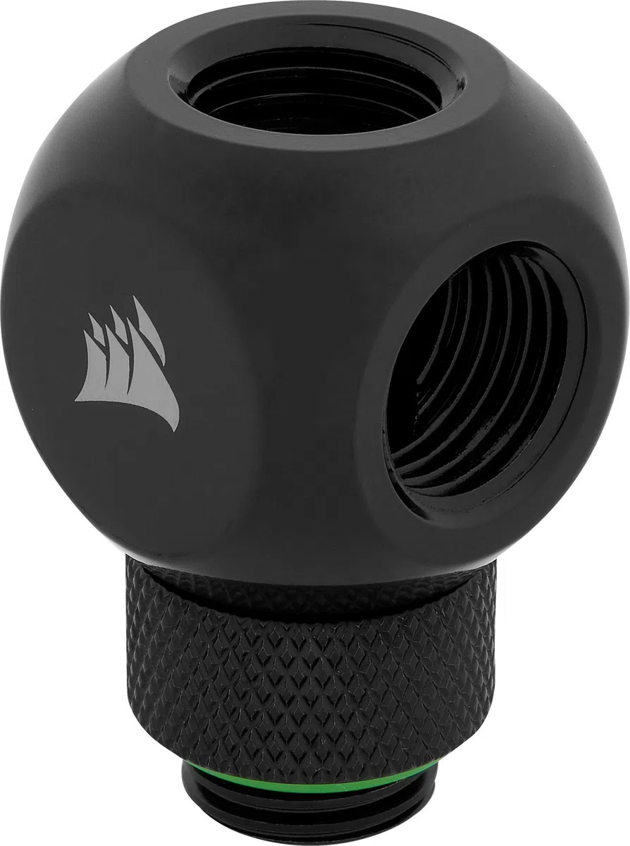 CORSAIR seria Hydro X, XF rozgałęźnik obrotowy typu Y, czarny