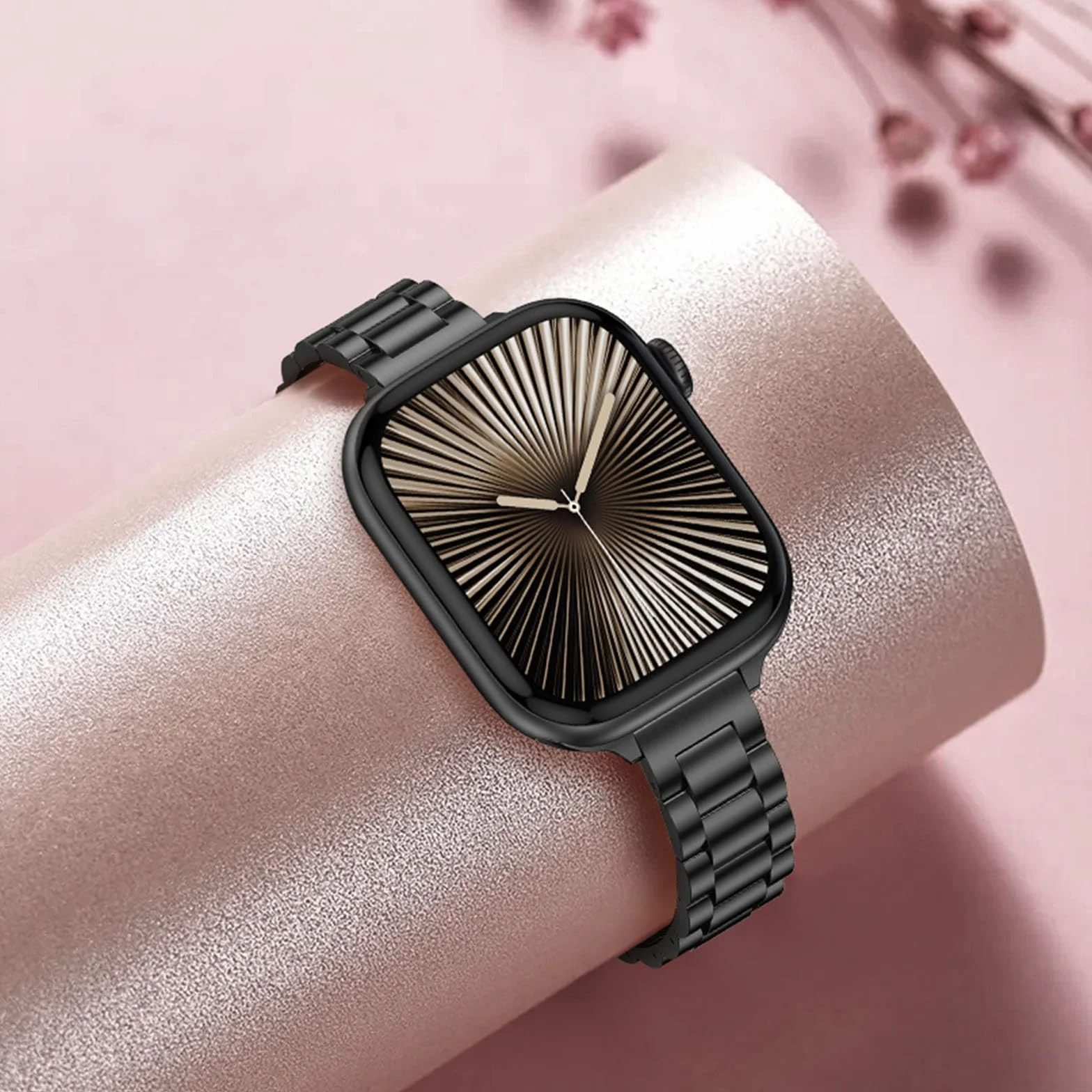 Cienkie metalowe paski ze stali nierdzewnej kompatybilne z Apple Watch Band 49/46/45/44/42/41/40/38 mm iWatch Ultra 2/1 Series 10 9 8 7 SE