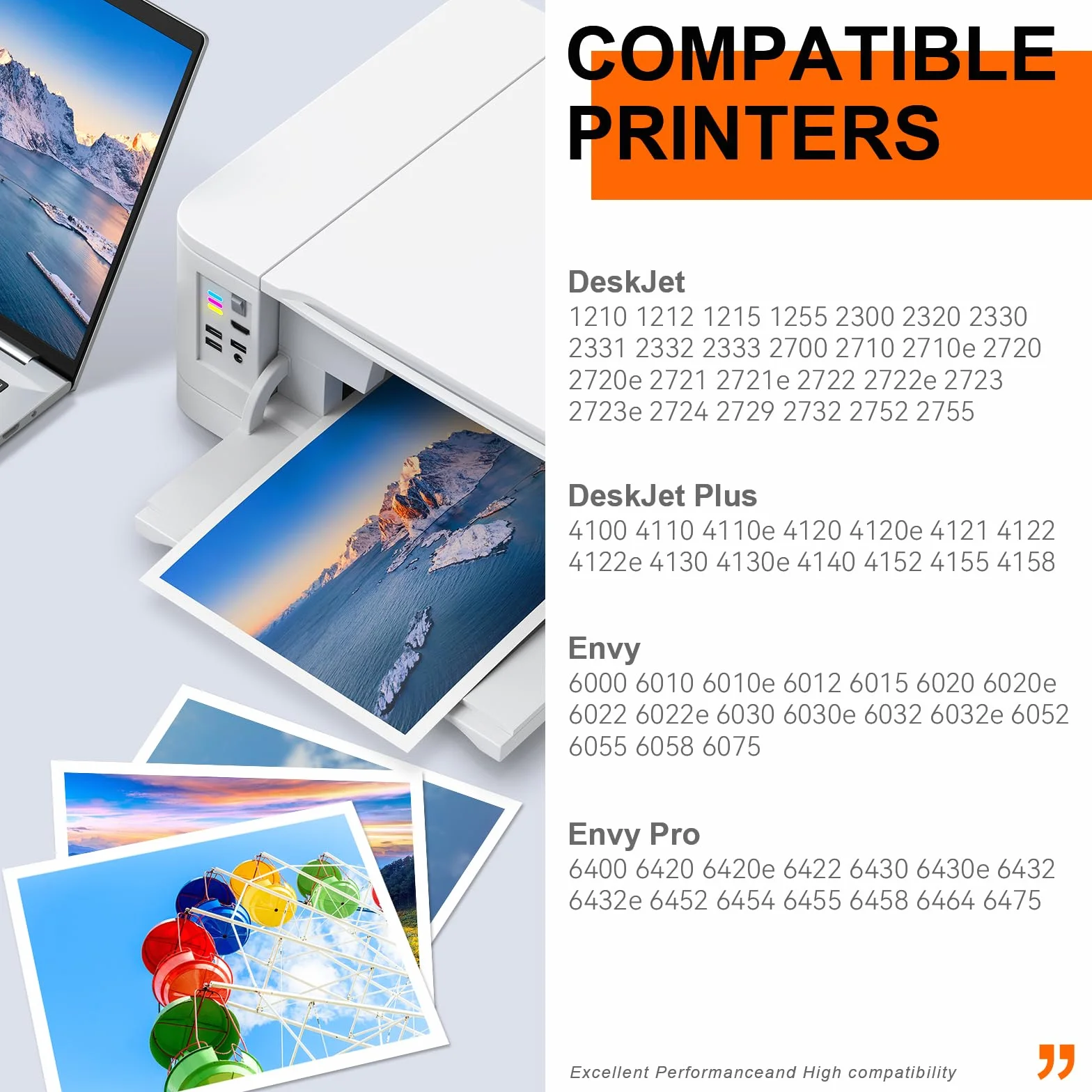 ZENOINK 305 XL czarny wkład atramentowy do HP DeskJet 2820e 2810e 2800e 4220e 4200 2710 2700 Envy 6000