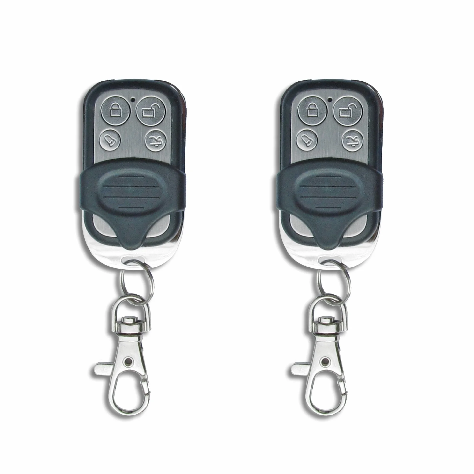 JOM Car Parts & Car Hifi GmbH 7105-1 Keyless Open, pilot zdalnego sterowania do oryginalnego zamka centralnego, uniwersalny, z 2 mini nadajnikami radiowymi ze stali nierdzewnej