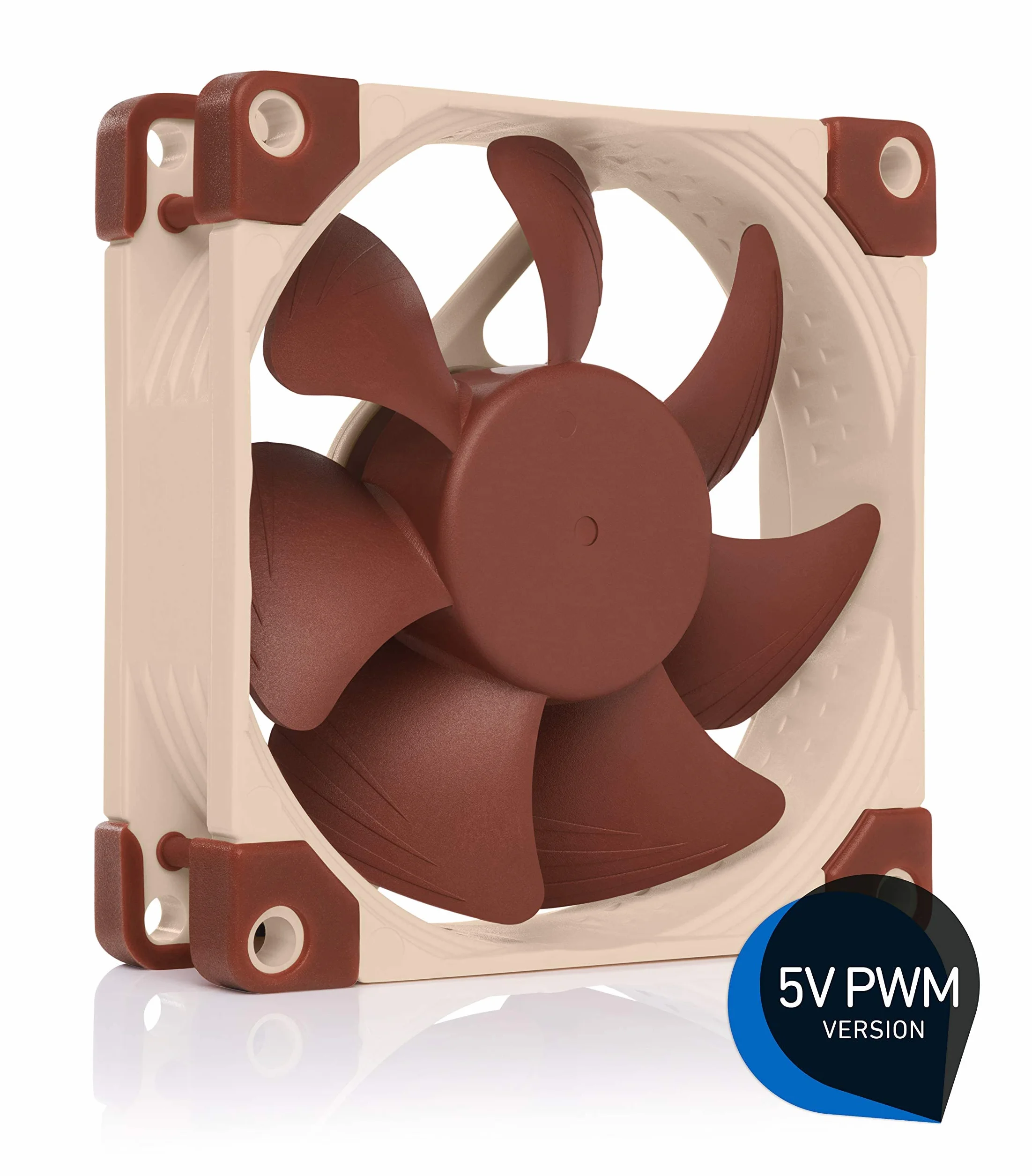 Noctua NF-A8 5V PWM 80 mm Cichy Wentylator Klasy Premium z Adapterem USB Brązowy