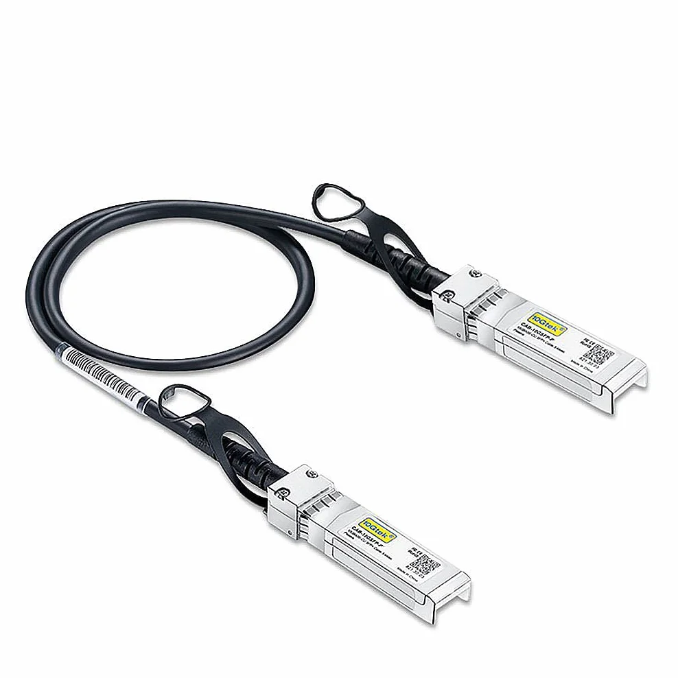 SFP+ DAC Twinax Cable 0.25-Meter(0.8ft), 10G SFP+ to SFP+ Direct Attach Copper Patch Passive Cable for Cisco SFP-H10GB-CU0.25M, Ubiquiti UniFi, TP-Link, Netgear, D-Link, Zyxel, Mikrotik and More