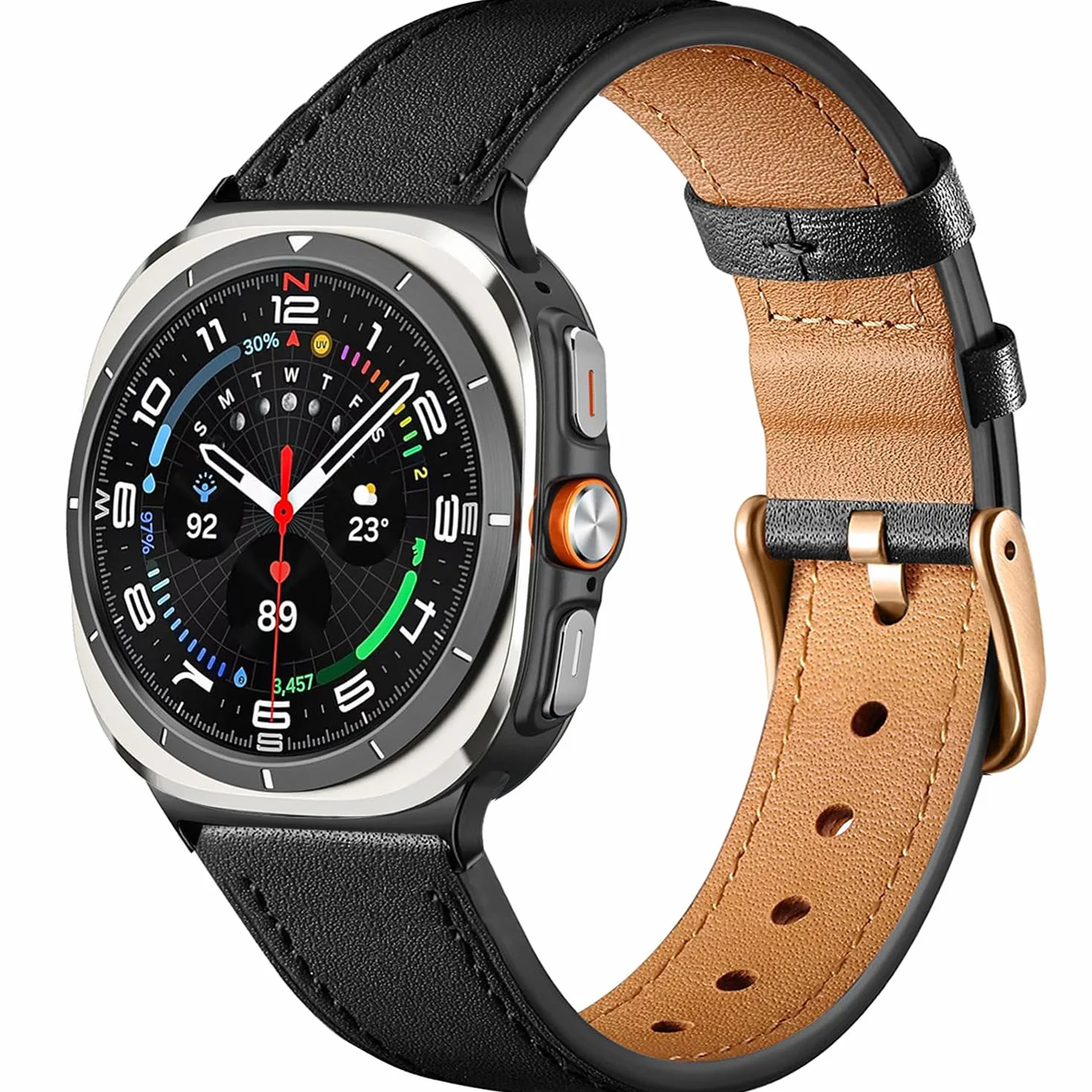 Pasek skórzany do zegarka Samsung Galaxy Watch Ultra 47 mm