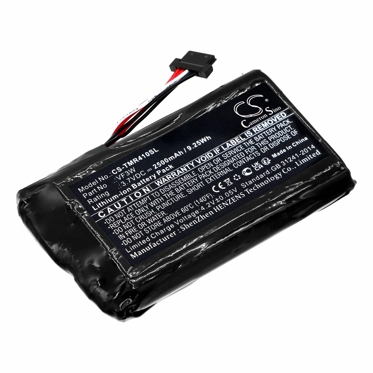 Cameron Sino zamiennik akumulatora do Tomtom 4GE40, Great Rides Edition, Rider 400, Rider 410, Rider 550 PN:Tomtom LHA11133000, LHA11138000, VF3W 2500mAh / 9.25Wh