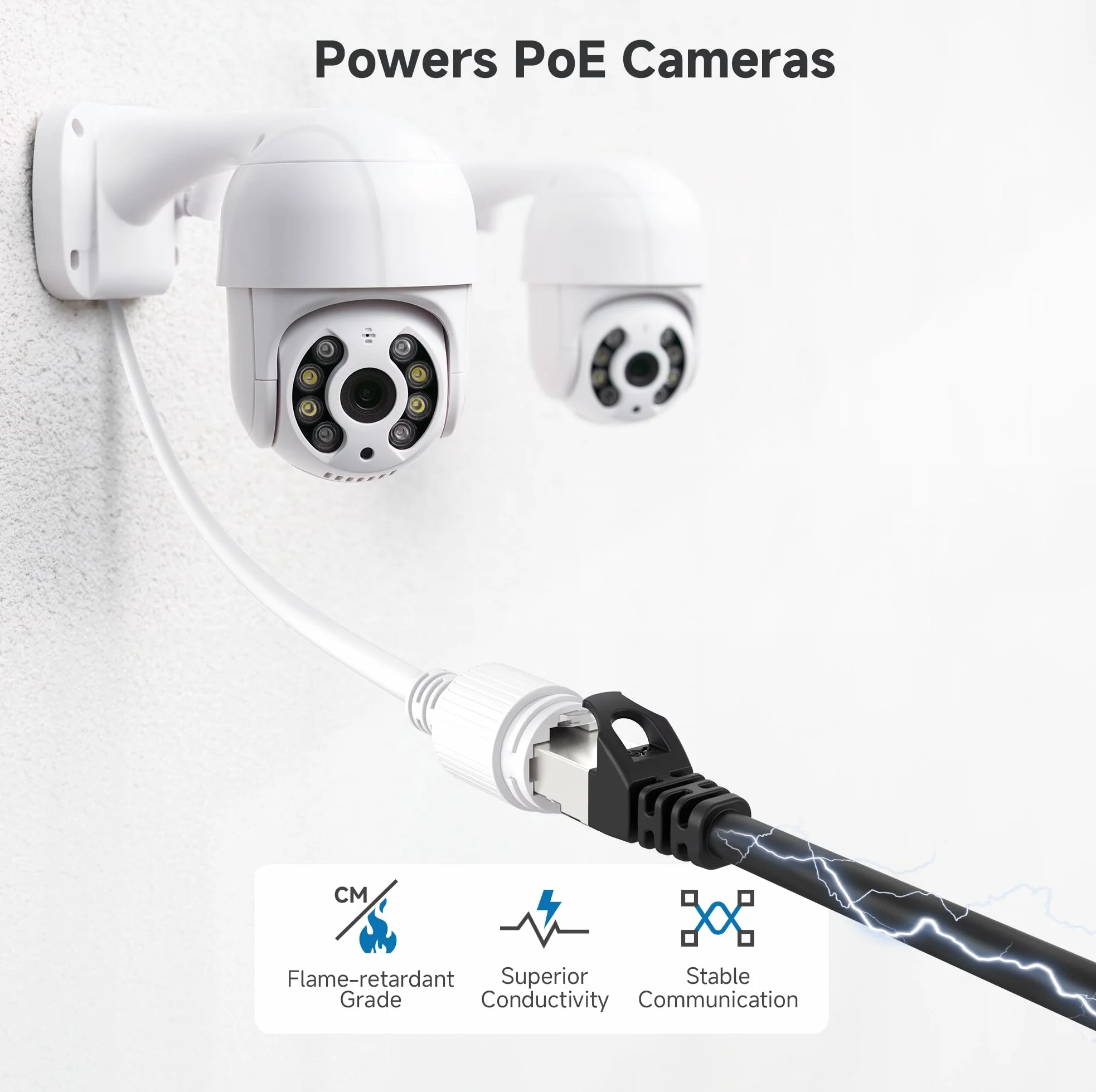 Cable Matters Snagless Cat6A SSTP SFTP ekranowany kabel Ethernet czarny 15 m