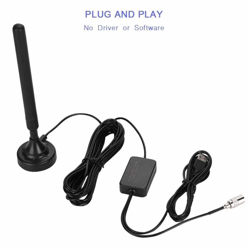 Annadue ANT-308PLUS Domowa Antena Radiowa FM, 25 dB z Wysokim Wzmocnieniem, 85-112 MHz, Wysoka Czułość USB, Wzmacniacz Antenowy do Niskich Podłóg