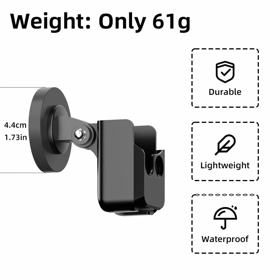 Magnetyczny uchwyt na kamerę do DJI Osmo Pocket 3, podstawa magnetyczna na biurko stojak adapter rozszerzeń uchwyt montażowy kompatybilny z DJI Osmo Pocket 3 akcesoria