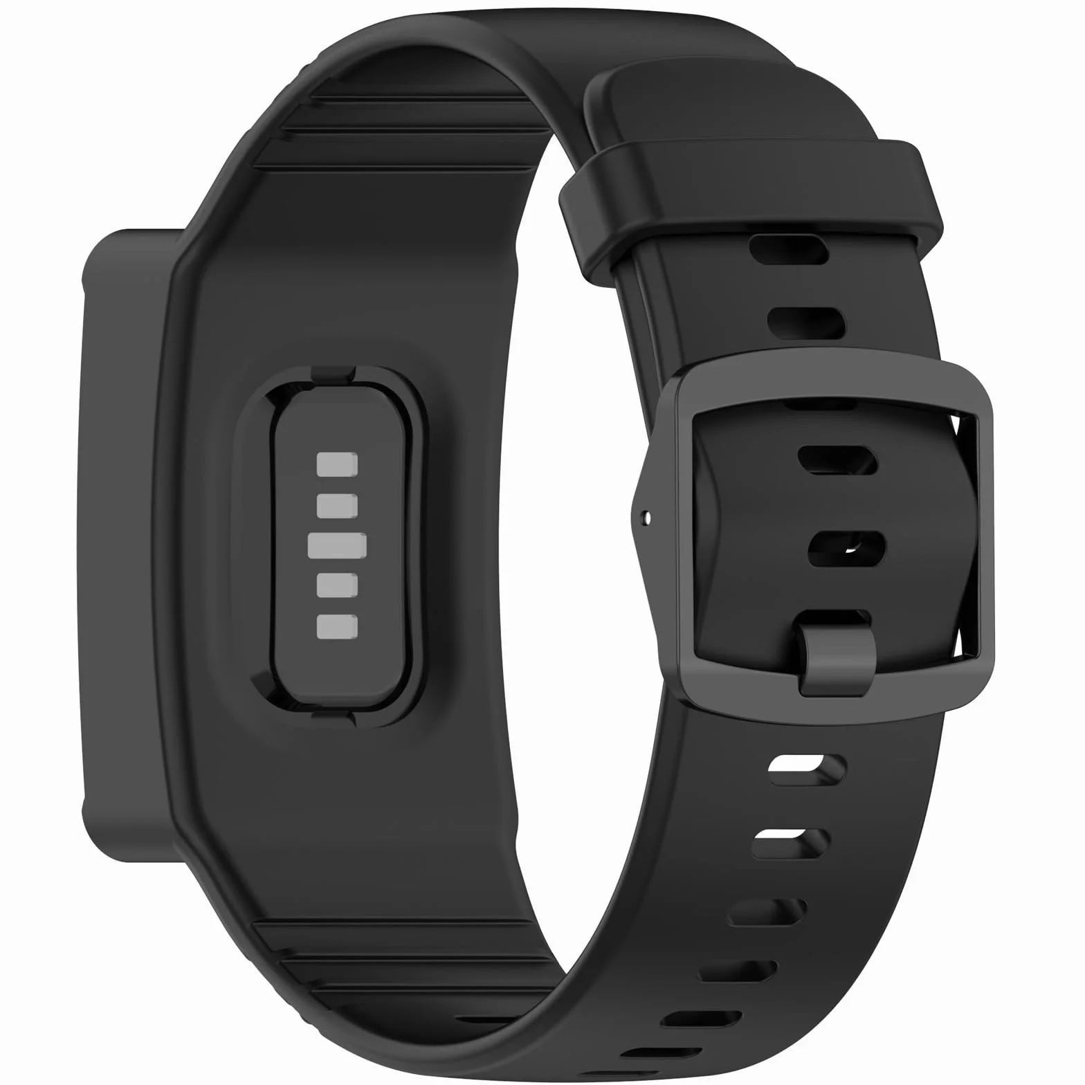 Disscool Zapasowe regulowane paski na nadgarstek kompatybilne z WHOOP 5.0 LIFE MG/5.0 PEAK miękki silikonowy pasek integracyjny na nadgarstek z szybkim zapięciem, dla mężczyzn i kobiet (czarny)