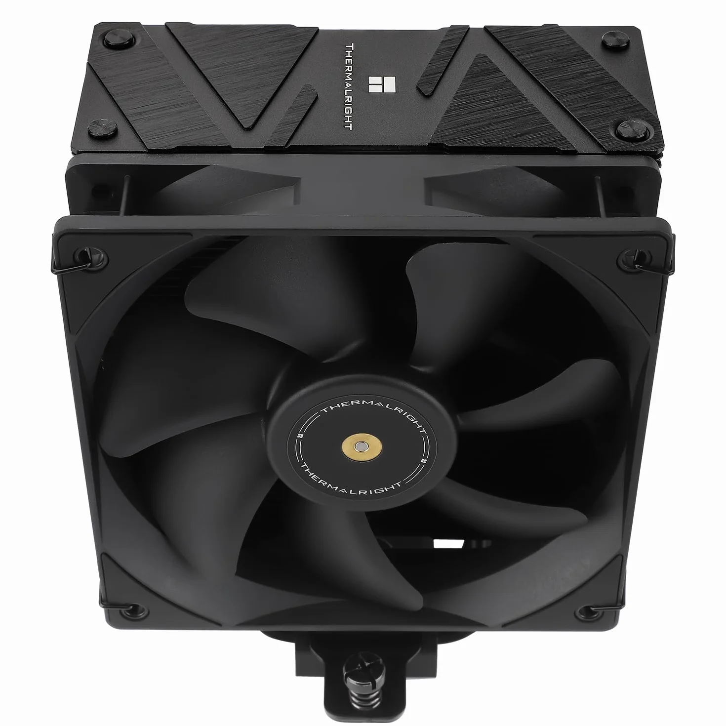 Thermalright Assassin Spirit 120 EVO Chłodzenie procesora, 4 x ciepło cieplne, 12 cm, prędkość 1850 obr./min, chłodzenie procesora, czarny, wentylator PWM, cichy, kompatybilny z AMD, AM4, AM5 i Intel