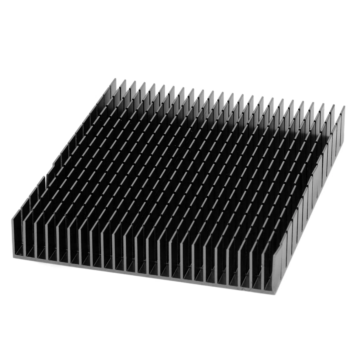 Aluminiowy radiator, chłodnica do wzmacniaczy CPU - płytki drukowane, 150 x 1220 x 20 mm, wyższy transfer ciepła, wysokiej wydajności chłodnicy (BLACK)
