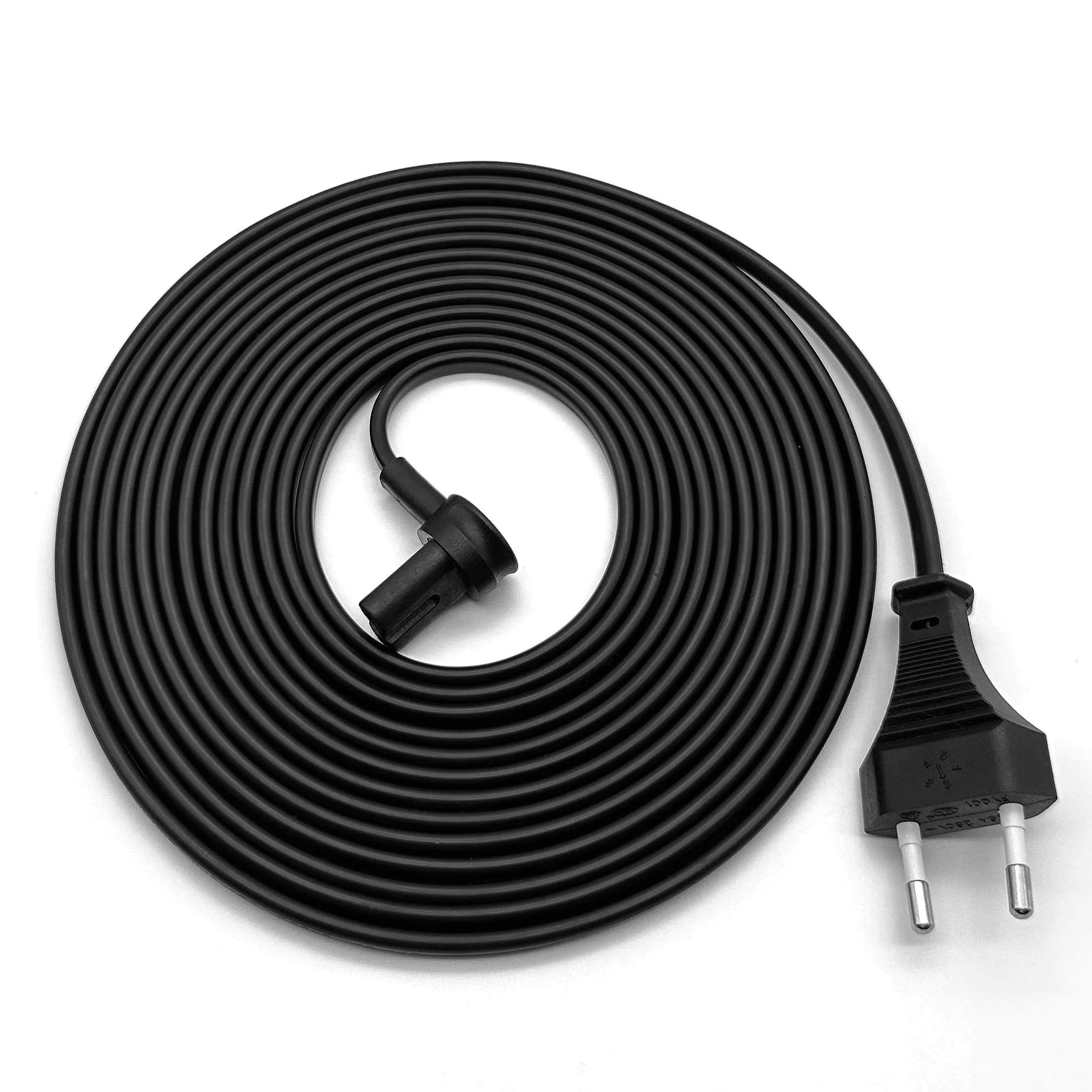 BrightOn® Zapasowy kabel zasilający kompatybilny z Sonos ERA 100, ERA 300 i Mini Sub, wersja europejska, (1 opakowanie) (5 metrów, czarny)