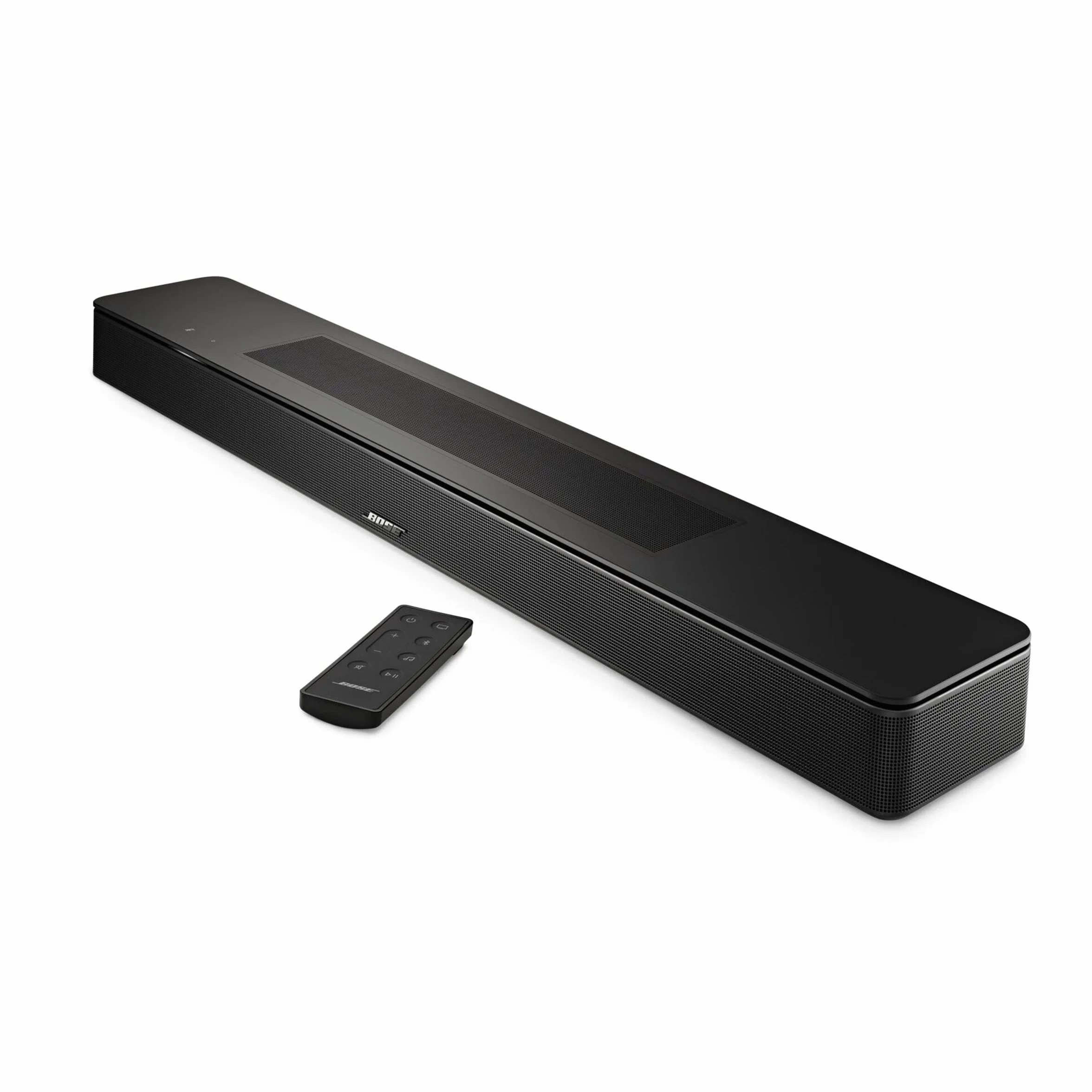 Bose Smart Dolby Atmos Soundbar, głośnik Bluetooth z funkcją sterowania głosem i wbudowaną funkcją Amazon Alexa, współpracuje z funkcjami Asystenta Google, czarny