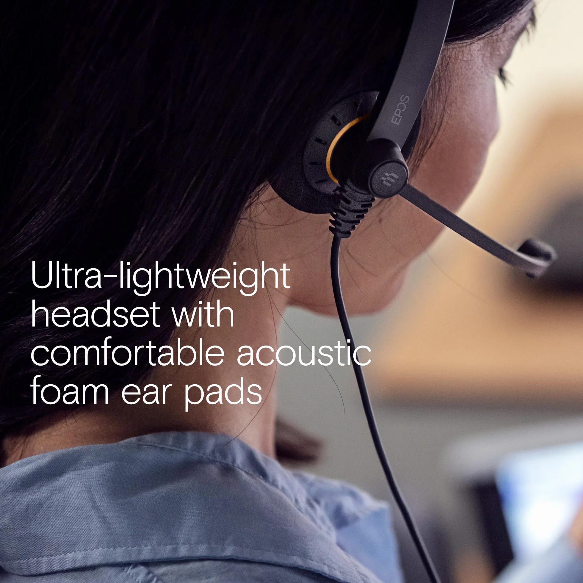 EPOS SENNHEISER Impact SC 60 USB ML dwustronny zestaw słuchawkowy UC z certyfikatem In-Line Call Control dla Skype for Business