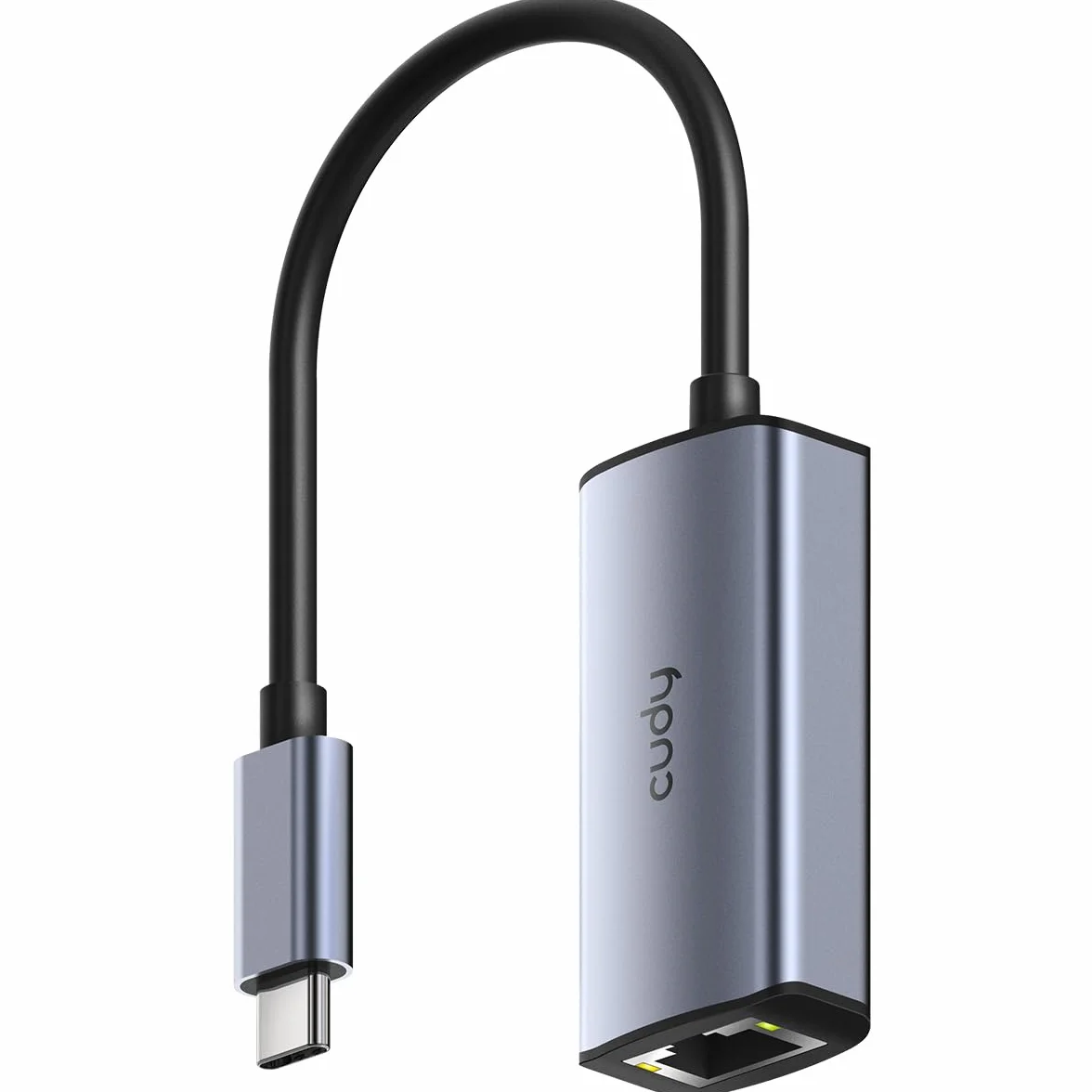 Cudy Adapter Ethernet USB-C na 2,5 Gb/s, przewodowy adapter sieciowy, aluminiowy adapter RJ45 2500 Mb/s Thunderbolt LAN, kompatybilny z MacBookiem, iPhone 15/16, Steam Deck, Switch, UE25C