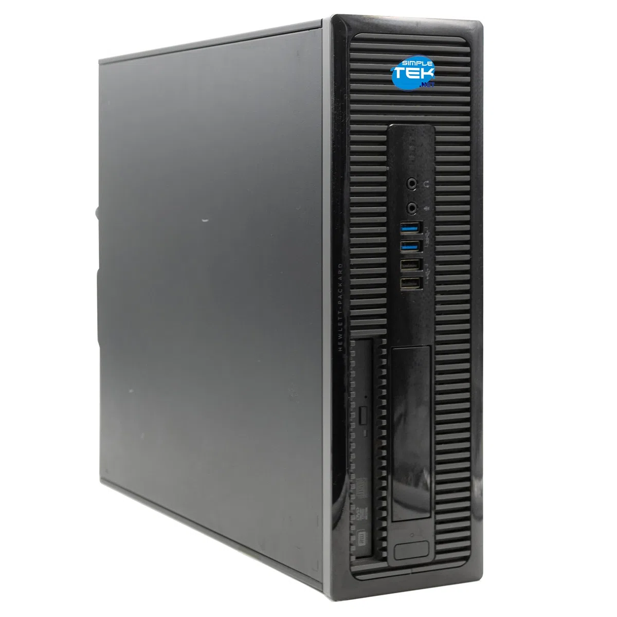 SIMPLETEK Komputer stacjonarny SFF i7, Windows 11 Pro, 16 GB RAM, 240 GB SSD + 1 TB HDD, GT710 2 GB, DVD-RW CD, RS232 (odnowiony)