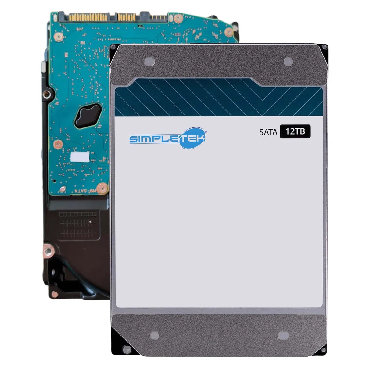 SIMPLETEK Wewnętrzny dysk twardy 6 TB 3,5" - SATA III 5400 obr./min - 256 MB, idealny dysk twardy HDD do serwera NAS, serwera i przechowywania danych
