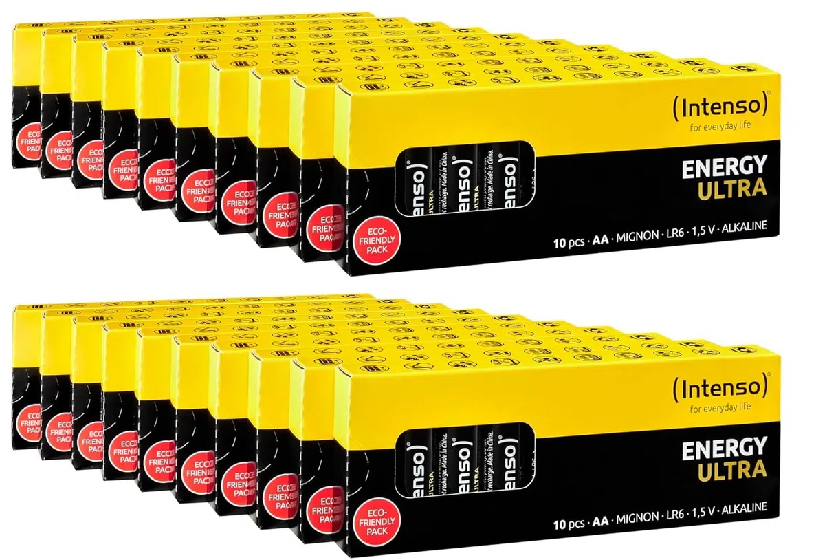 Intenso Energy Ultra AA Mignon LR6 baterie alkaliczne, opakowanie 200 sztuk