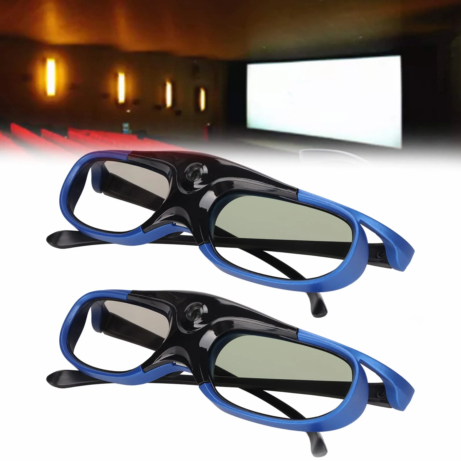 Okulary 3D DLP Link 144 Hz Aktywna Migawka do Projektorów