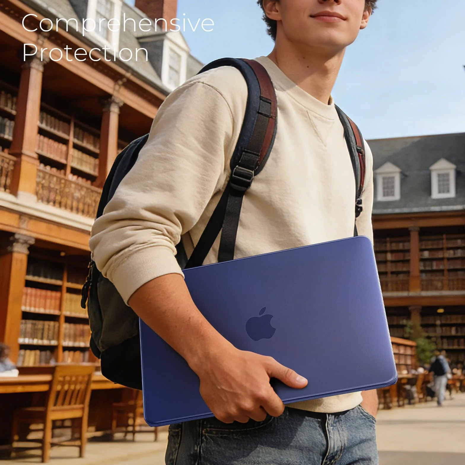 EooCoo Etui Kompatybilne z Apple MacBook Neo 2026,13"Laptop Mac A3404 z Chip A18 Pro i 13"Wyświetlaczem Liquid Retina,Ultracienkie Matowe Sztywne Plastikowe Osłona Ochronna-Indygo