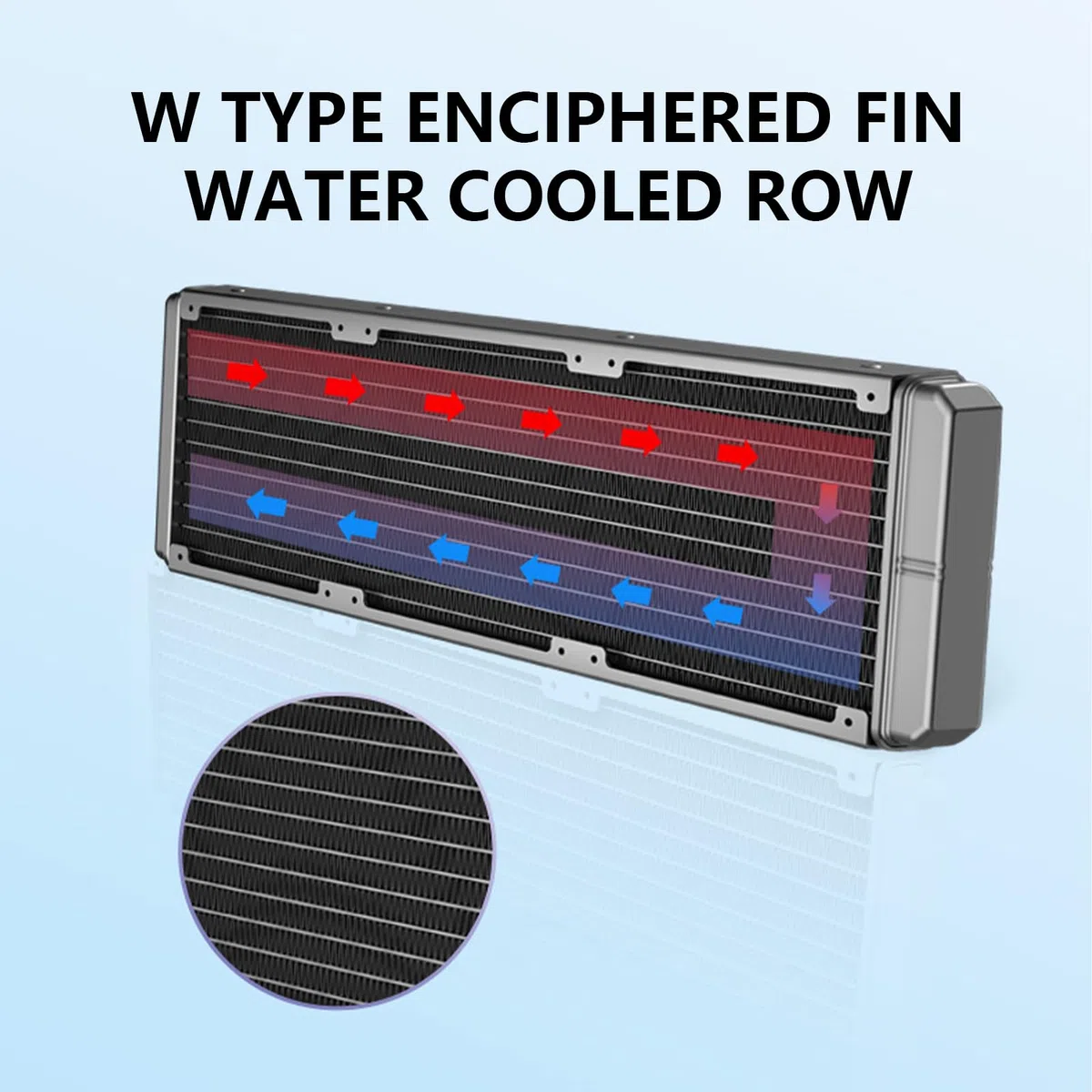 Chłodzony procesorem ARGB wentylator chłodzący wodą z potrójnym 120 mm ARGB Wydajne chłodzenie CPU Radiator