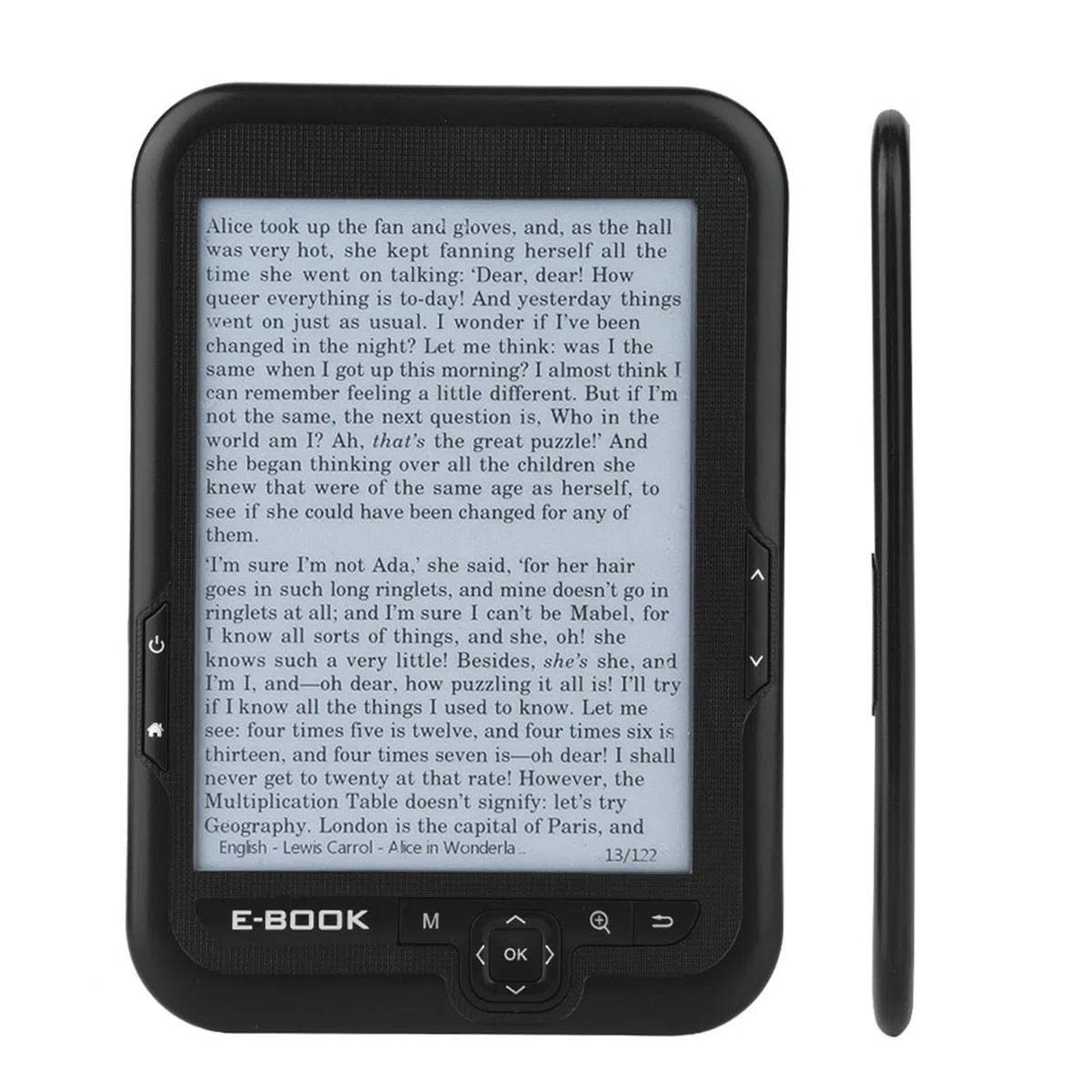 Czytnik EBOOK 300 DPI 6-calowy Czytnik Wyświetlacz ze Współczynnikiem Kontrastu Niebieska Obudowa 8 GB dla Miłośników Książek (Diocheg0c5esti2u-03)