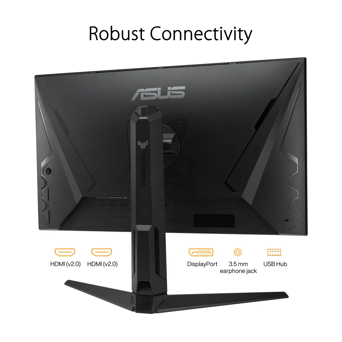 ASUS TUF Gaming VG27AQL3A – 27-calowy monitor WQHD – 180 Hz, 1 ms GtG, FreeSync, G-Sync, Adaptive Sync, ELMB, DisplayHDR 400 – panel Fast-IPS, 16:9, 2560 x 1440, DP, HDMI, USB, ergonomiczny, głośnik