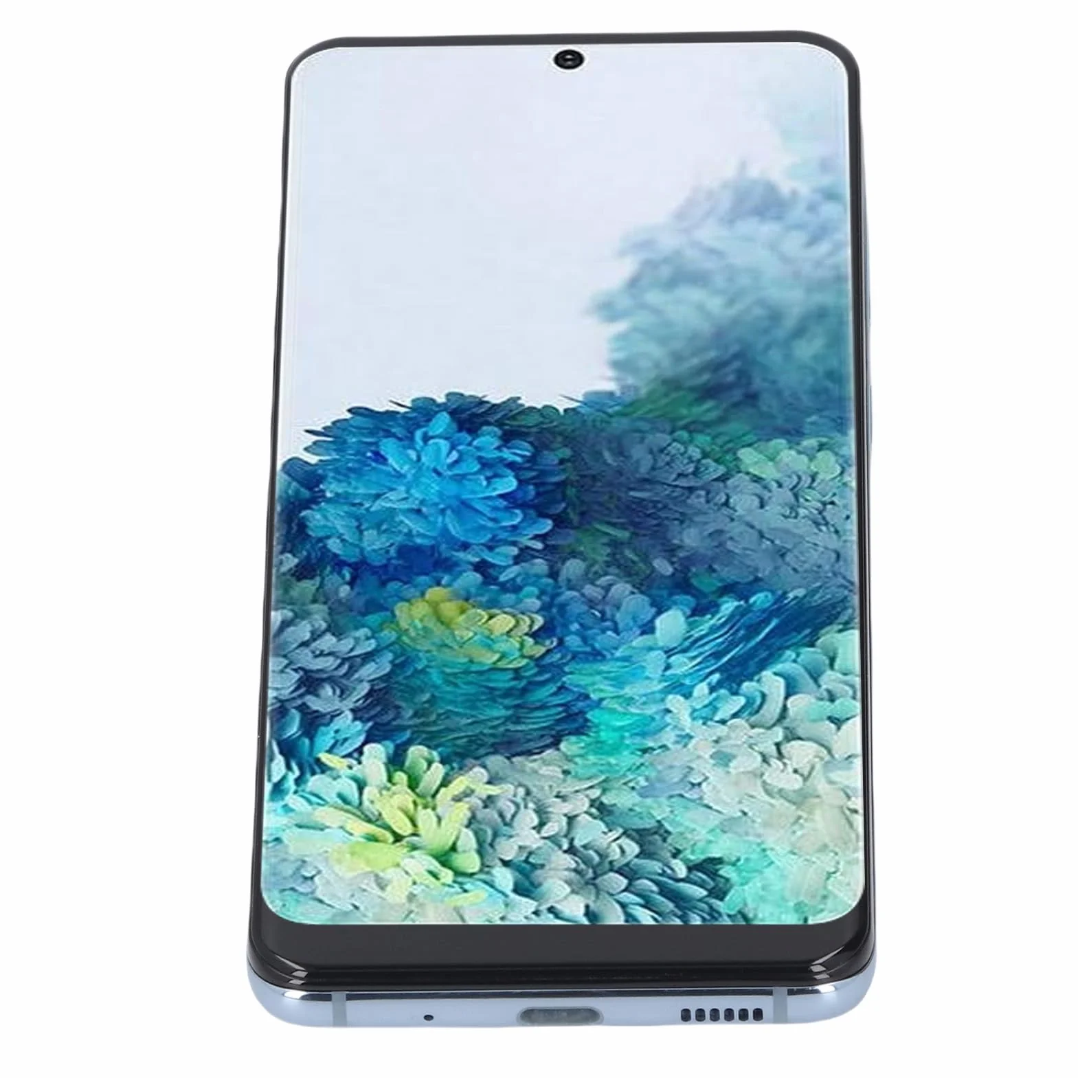 Jectse Wymiana Ekranu Telefonu dla S20 4G, 6.2 -calowy Wyświetlacz Wyświetlacza Digitizer z ramką i Zestawem Naprawczym, Zestaw Wyświetlacza Panelu Dotykowego dla G980U G980B (BLUE)
