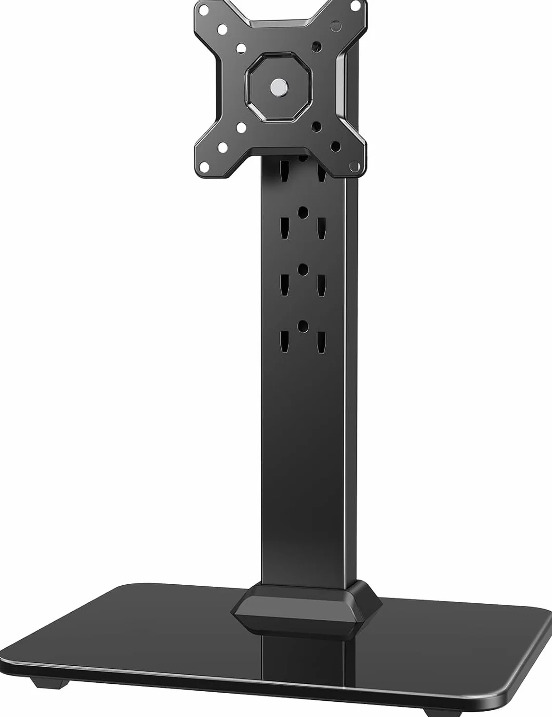 HUANUO Stojak na monitor VESA 20.0 kg 13″-34″ 5 opcji wysokości obrotowy 360° 75x75/100x100 mm