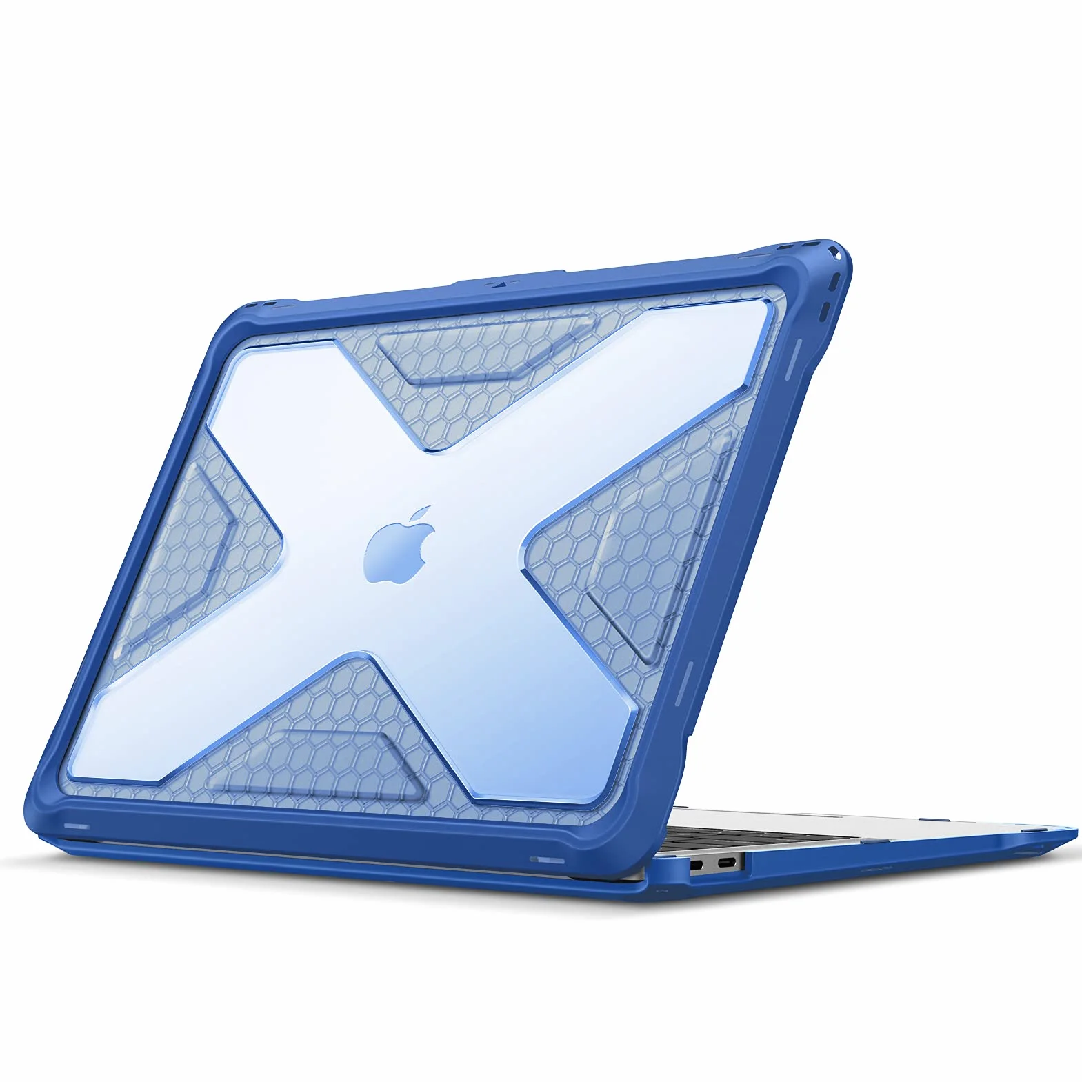 Fintie Etui ochronne z TPU do MacBook Air 13" 2018-2020 A2337 A2179 A1932, niebieskie