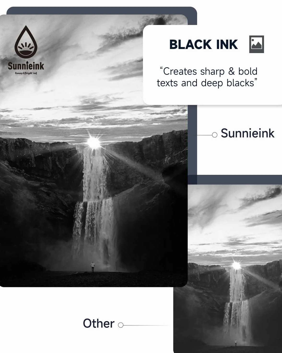 Sunnieink 304XL wkłady atramentowe o wysokiej wydajności zestaw zamiennik do wkładów atramentowych HP 304 czarny i kolorowy oryginalny, tusz do drukarki 304 XL dla Envy 5030 5032 DeskJet 3720 2600