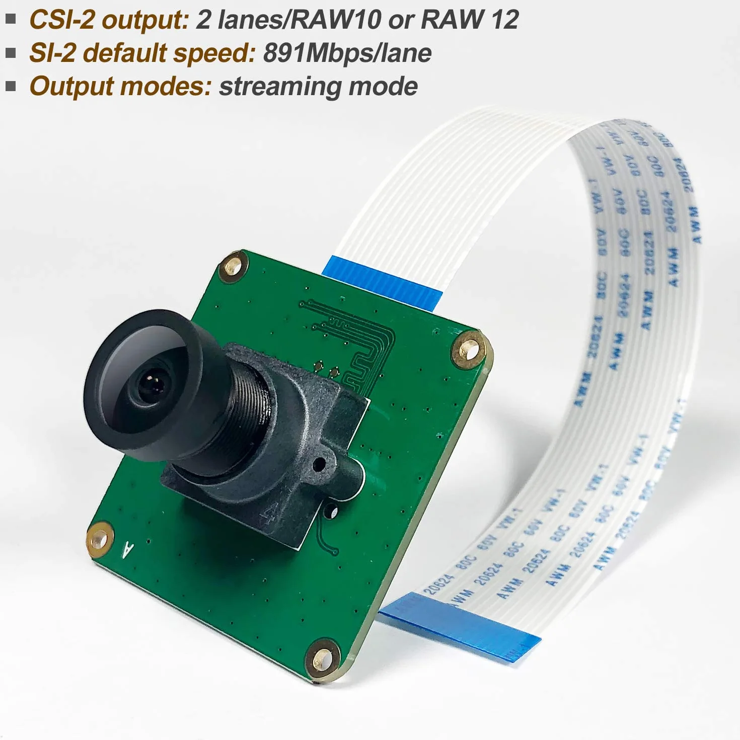 InnoMaker Przemysłowy moduł kamery Raspberry Pi Czujnik koloru STARVIS IMX462 CMOS 2MP