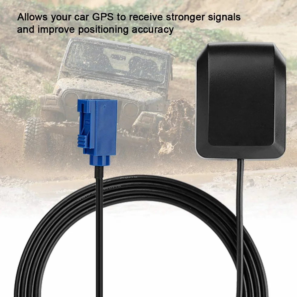 Bewinner 1575,42 MHz Adapter anteny GPS z 1,5 m RG174 Samochodowy kabel antenowy GPS Adapter Antena Fraka Wtyczka Samochodowa Antena GPS do poprawy sygnałów