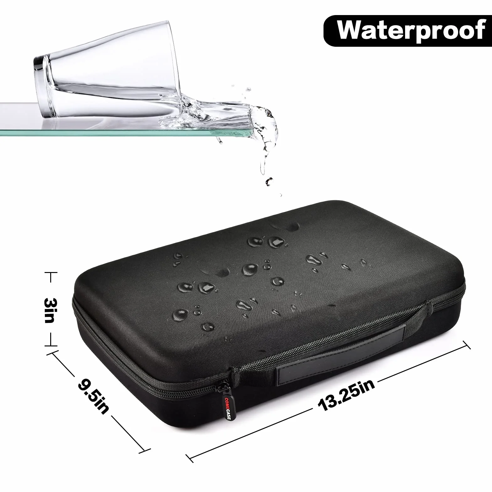 COMECASE Pudełko do przechowywania baterii 142 sztuk AA AAA C D 9 V do Tacklife MBT01