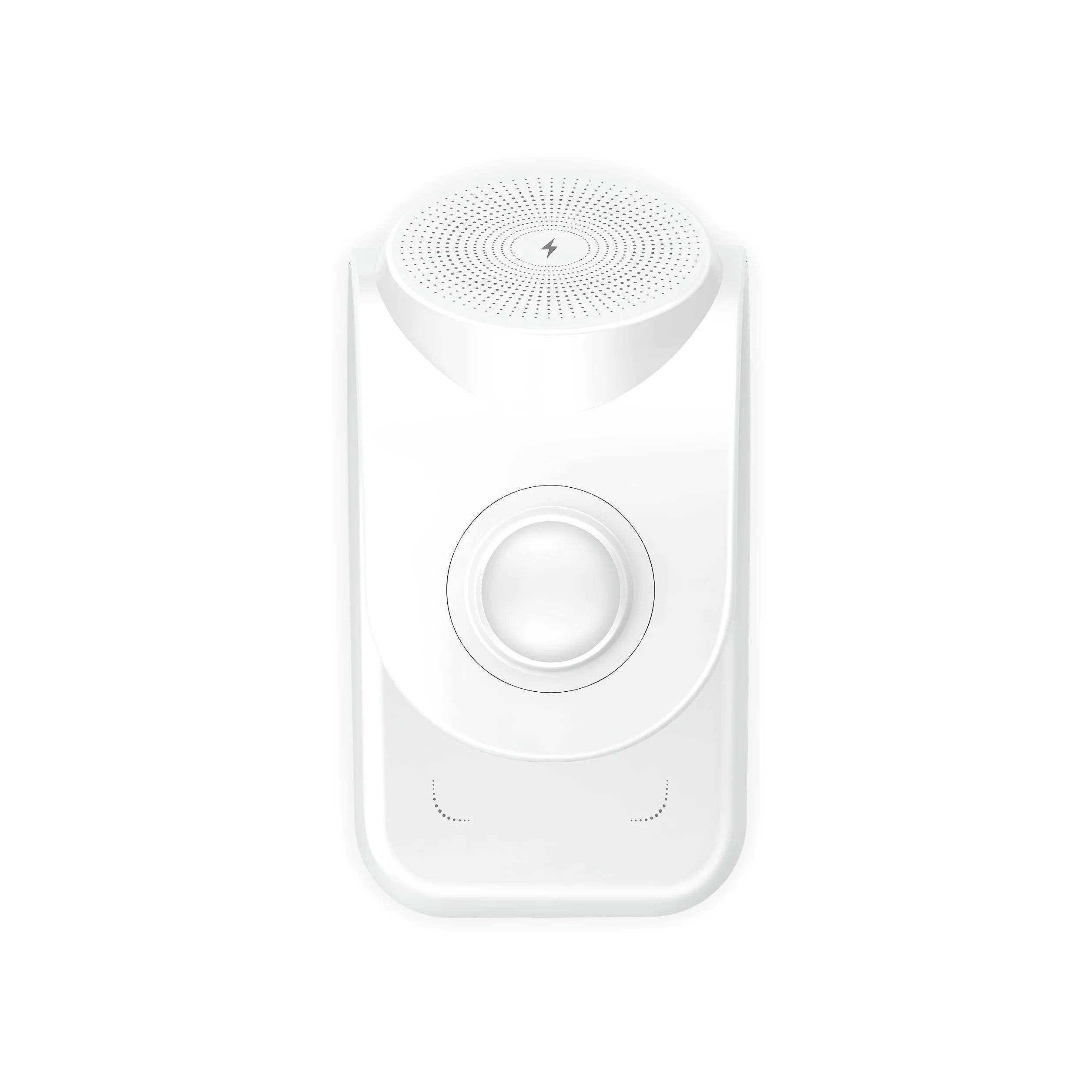MMOBIEL Bezprzewodowa Stacja Ładująca Kompatybilna z iPhone, Apple Watch i AirPods - Bezprzewodowa Ładowarka 3 w 1 o Mocy 18 W - Magnetyczna Stacja Dokująca Kompatybilna z Qi Magsafe - Biała