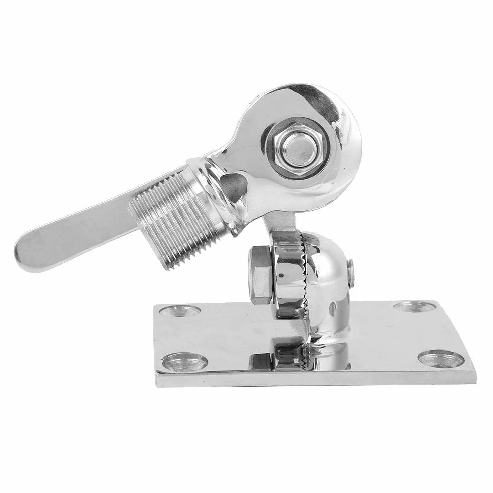 Regulowana podstawa anteny VHF morskiej 38 mm stal nierdzewna do łodzi