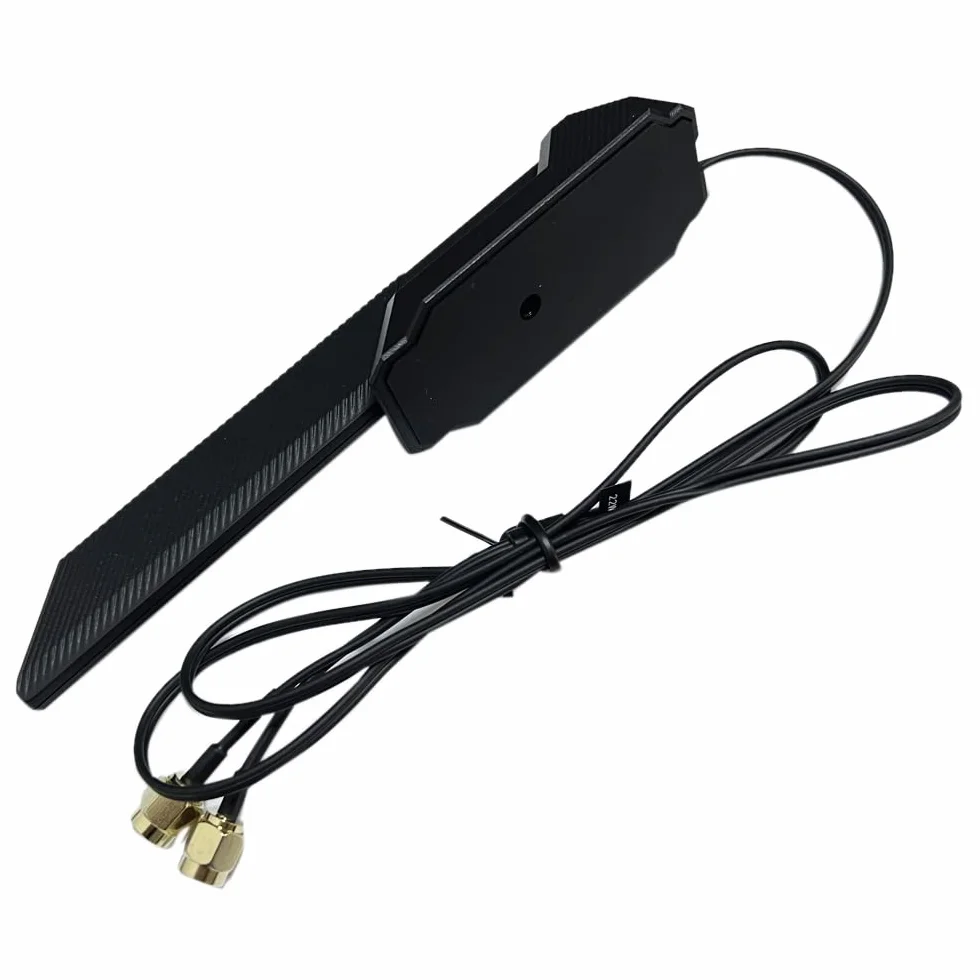 Gintai Kabel antenowy 6E do ASUS 2T2R ROG Strix X570-E Gaming WiFi II, X670E-E Gaming WiFi 14008-02650500 14008-02650600 (czarny) NUC13RNGi9 NUC13SBBi9