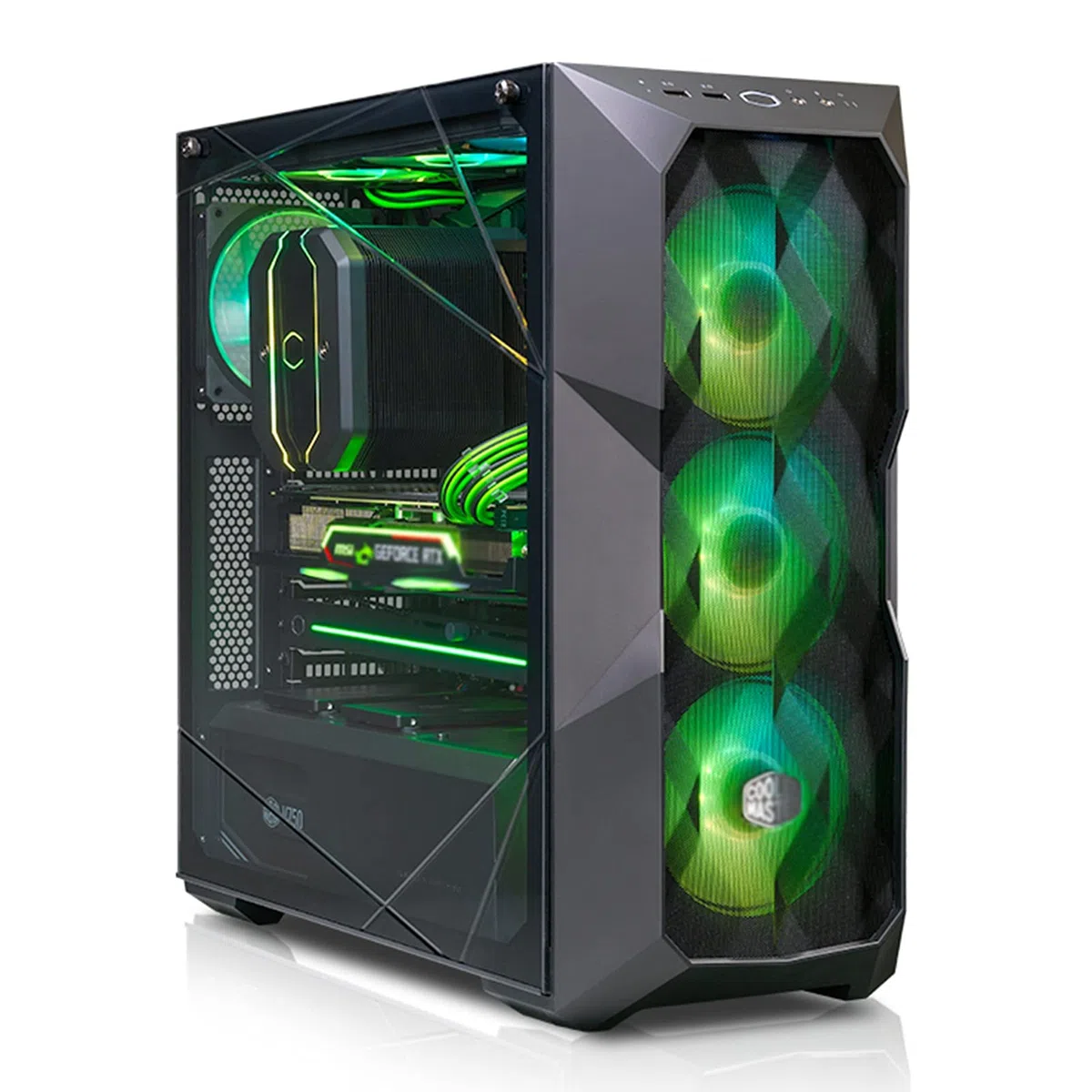 Gra Komputerowa Case, Mini-ITX, Micro-ATX, ATX, SSI CEB, E-ATX Case Gry, 3D Pełna Przezroczysta Panel Boczny, USB3.0 / USB 2.0, Chłodzenie Pomocy Technicznej(B)