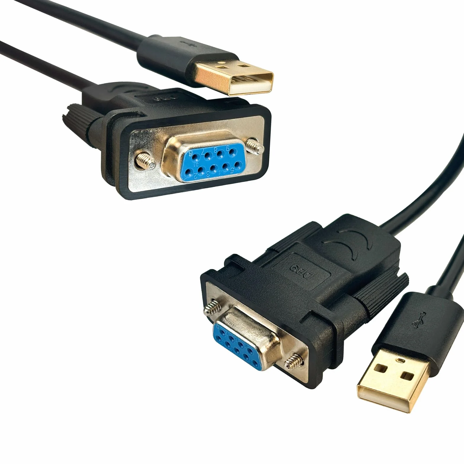 DSD TECH SH-RS232G Kabel USB do serii DB9 żeński Zintegrowany chip FTDI FT232RL