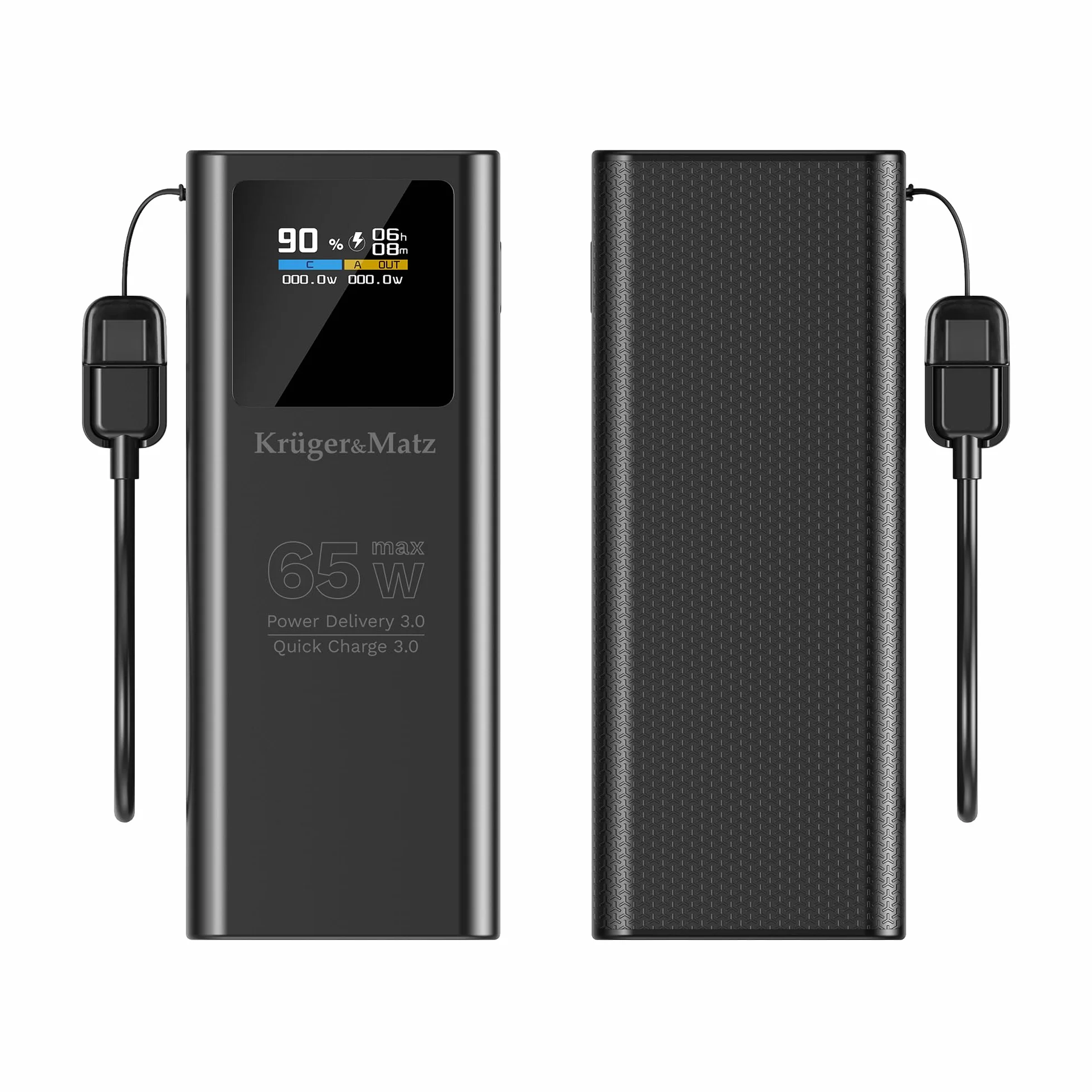 Krüger&Matz PowerBank 20000 mAh Li-pol 65W z funkcją QC oraz PD KM0914