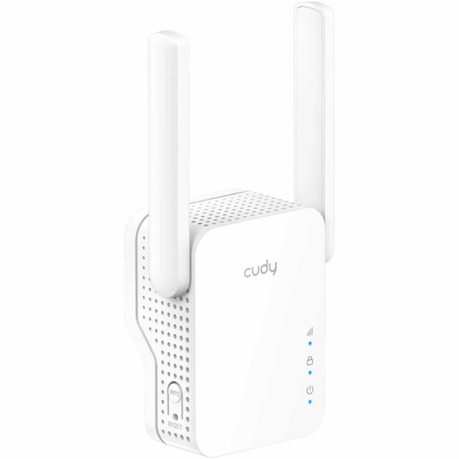 Cudy AC1200 Mesh - Wzmacniacz WiFi Mesh1200Mbps 5GHz/2,4GHz, Wzmacniacz WiFi Extender z wtyczką, wskaźnik sygnału, anteny wewnętrzne, biały RE1200