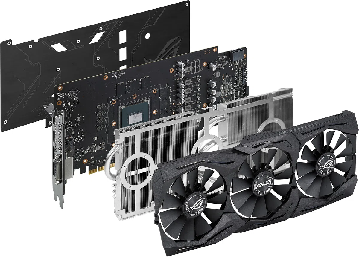 Asus ROG Strix GeForce GTX1060-O6G karta graficzna dla graczy (Nvidia, PCIe 3.0, 6 GB pamięci GDDR5, HDMI, DVI, DisplayPort)