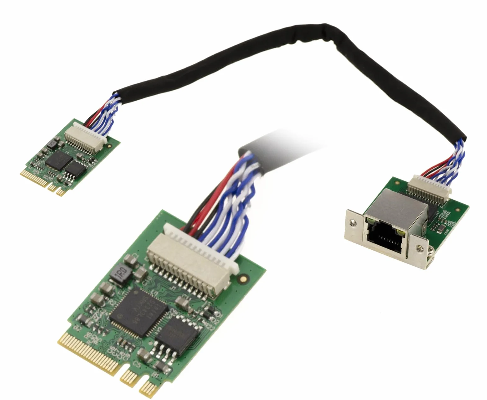 KALEA-INFORMATIQUE M2 M.2 NGFF E A Key 2.5 Gigabit RJ45 LAN ethernet 10 100 1000 1G 2.5G z chipsetem Intel I226 SRKTV
