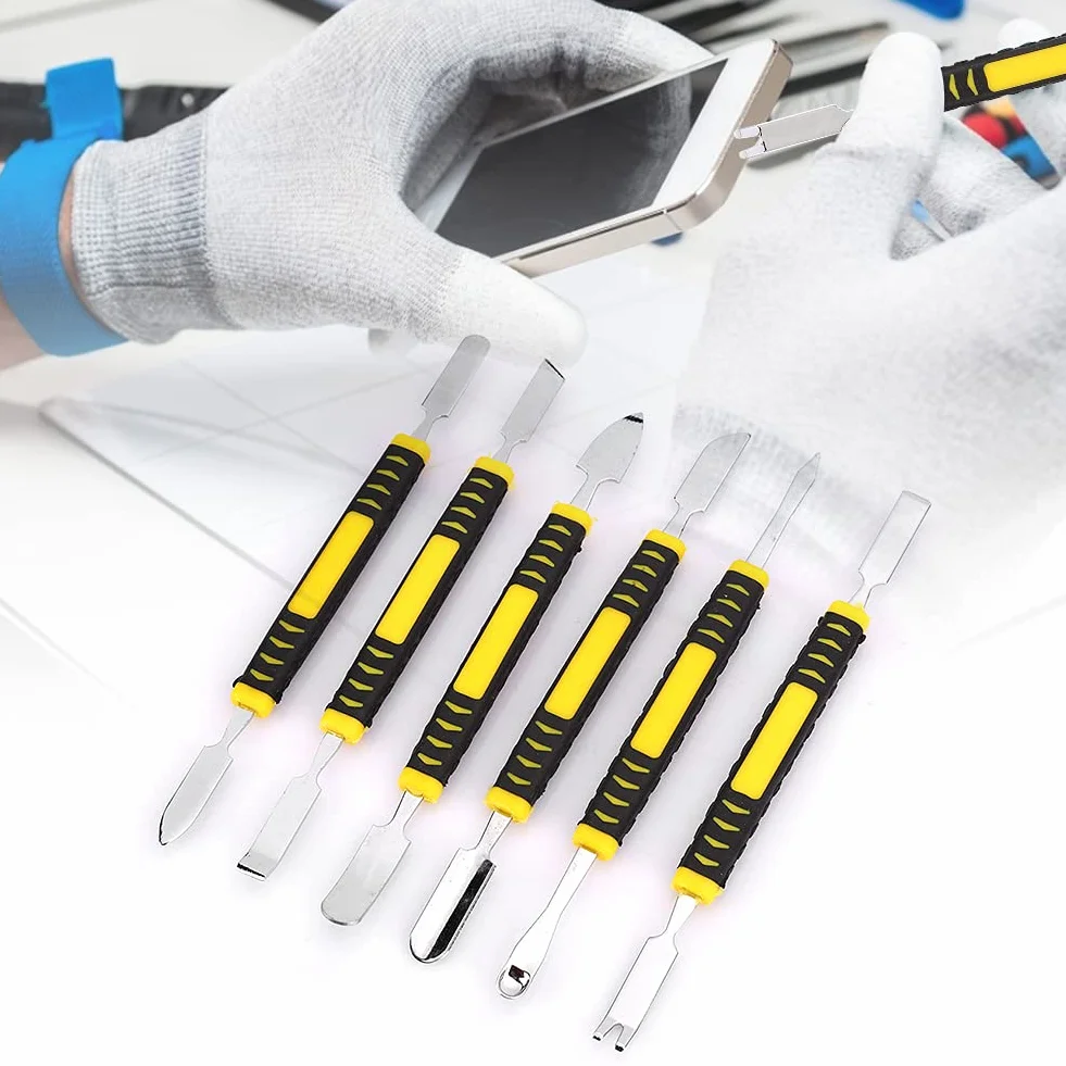 Narzędzie do naprawy elektroniki ze stali węglowej 6 w 1 podwójne końcówki otwierające