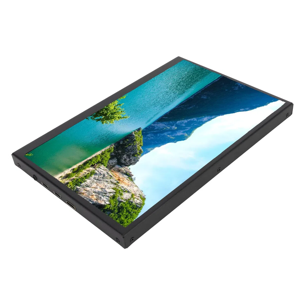 8,9-calowy Monitor LCD z Ekranem Dotykowym, rozdzielczość 1920x1200, 160 Stopni, Pełny Widok, Przenośny Panel Wyświetlacza z Wbudowanym Głośnikiem, dla RPi 4 3 2 B B+ A Banana