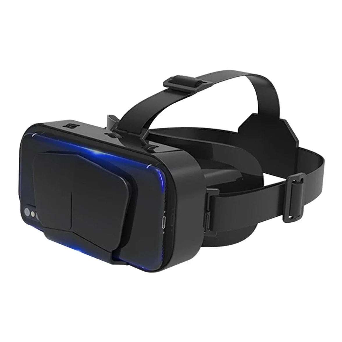 3D okulary VR wirtualna rzeczywistość zestaw słuchawkowy Obsługa 360° Panorama duży ekran An-Ti Bluelight Regulowana odległość źrenic dla filmów i gier