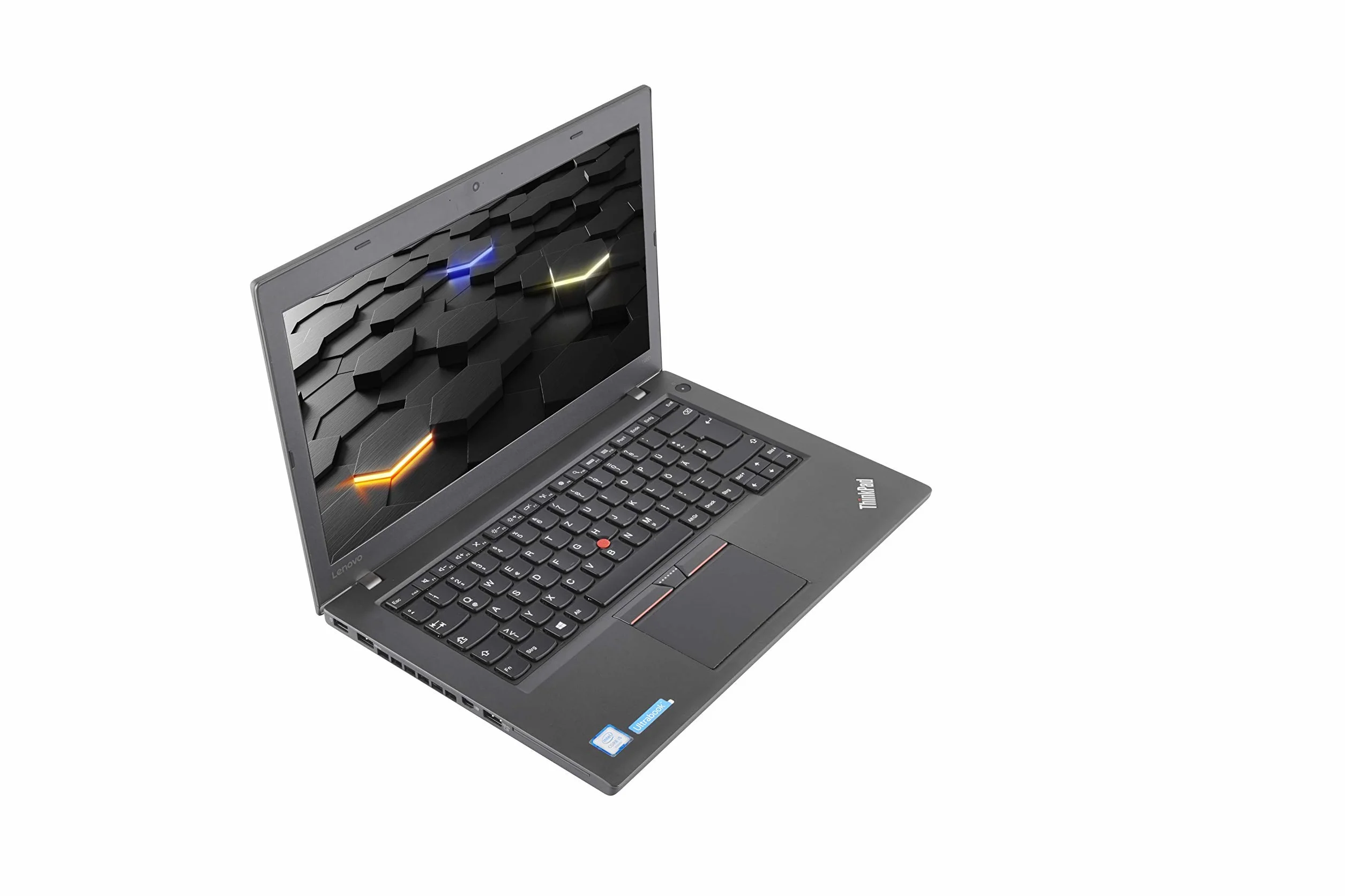 Lenovo ThinkPad T460 (14) Laptop, Intel i5 (6 generacji), 8 GB RAM, SSD 500 GB, 1366 x 768 HD, HDMI, Windows 10 Pro, profesjonalny ultrabook (odnowiony)