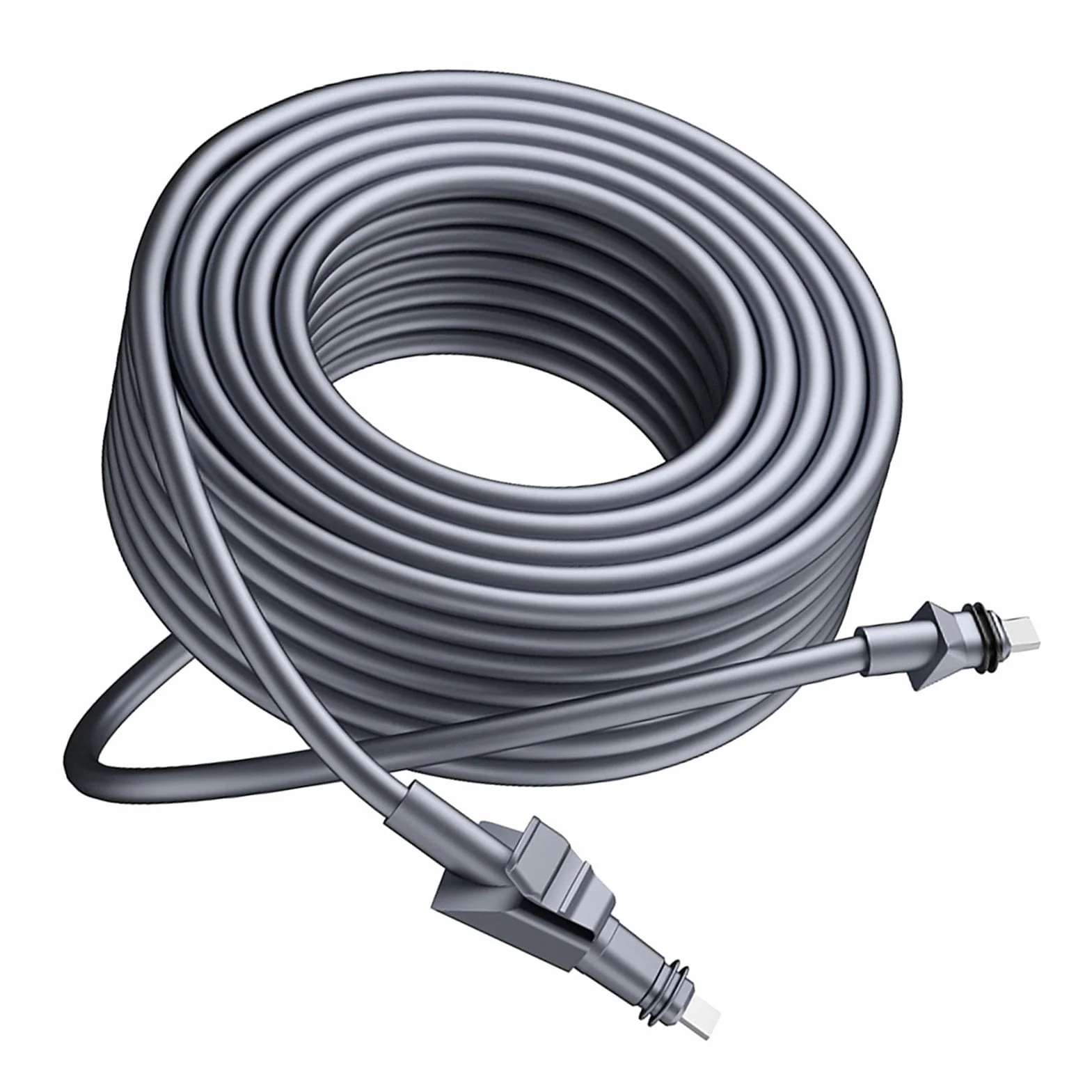 Prostokątny Kabel Zamienny do Routera Satelitarnego 35 M, Płaska Technologia POE o Wysokiej Wydajności ze Stabilnym Połączeniem, Gumowy materiał Miedziany